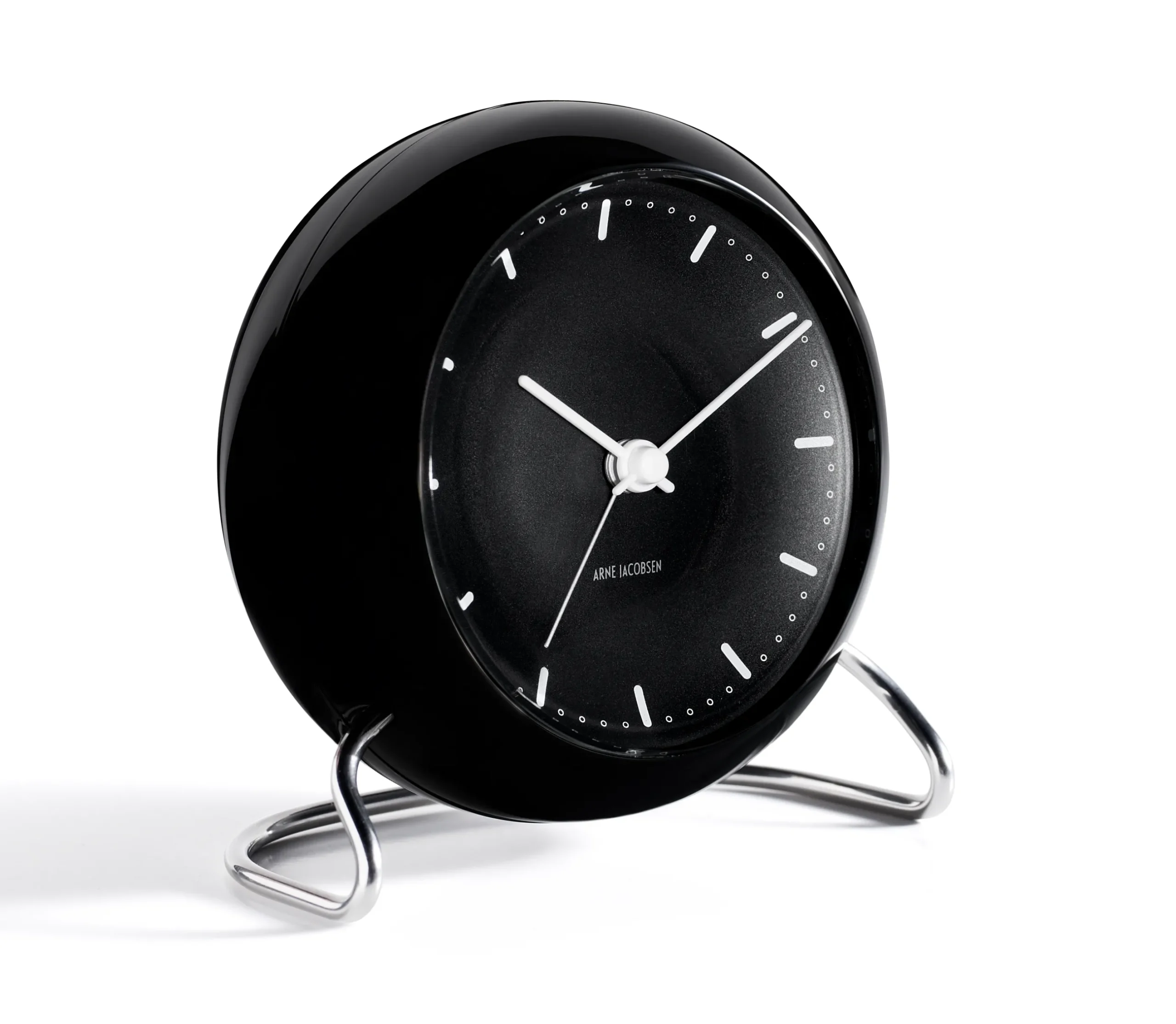 Arne Jacobsen Clocks City Hall Bordur Ø11 cm sort