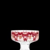 Bjørn Wiinblad Guirlande Bowl on stand Ø10.5 cm rød 4 stk.
