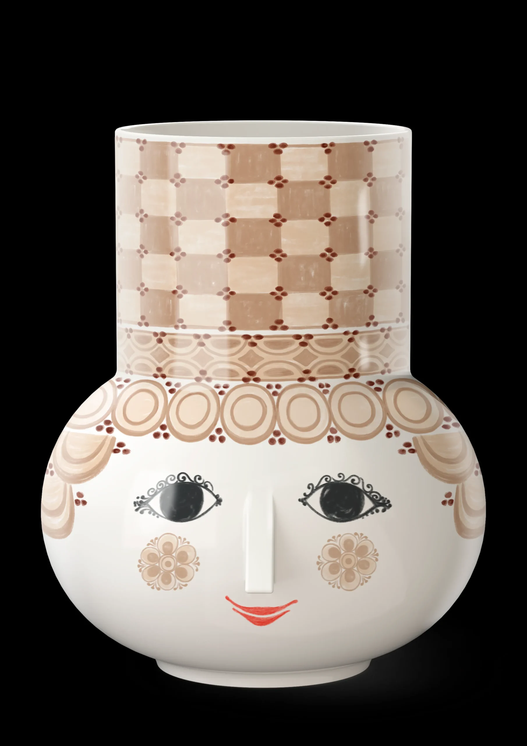 Bjørn Wiinblad Olga Vase H35 cm sand