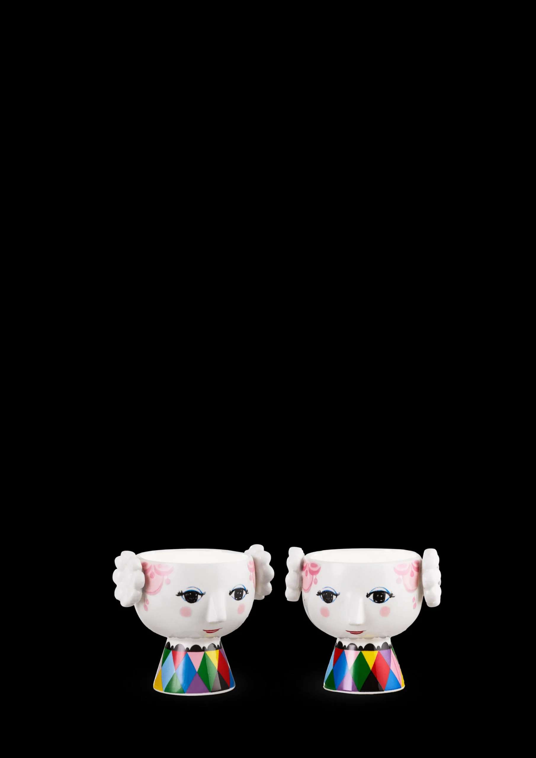 Eva Telysholdere Ø6.5 cm – Rosa Tivoli-design, 2 stk.