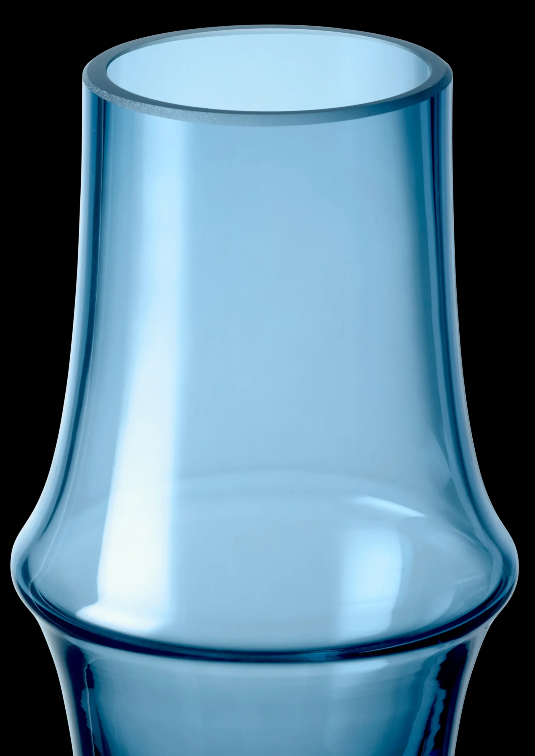 Holmegaard ARC Vase H15 mørk blå