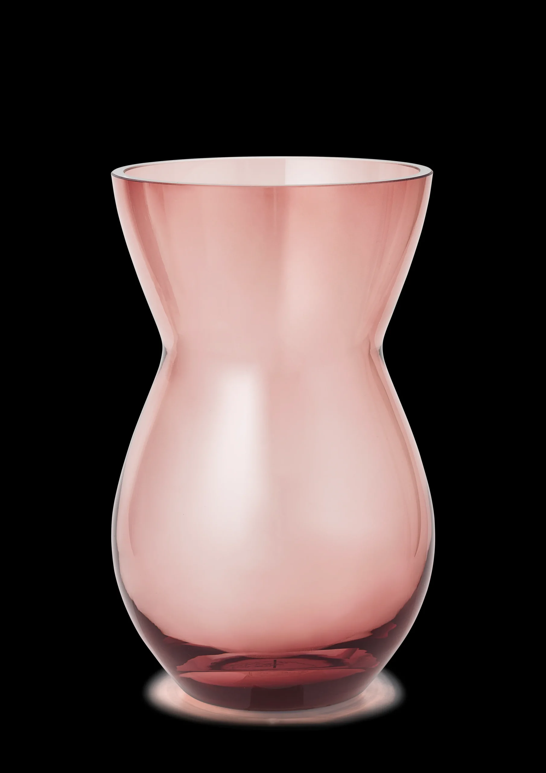 Holmegaard Calabas Vase H21 burgundy