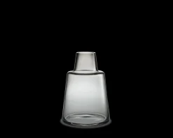 Holmegaard Flora Vase kort hals H24 smoke