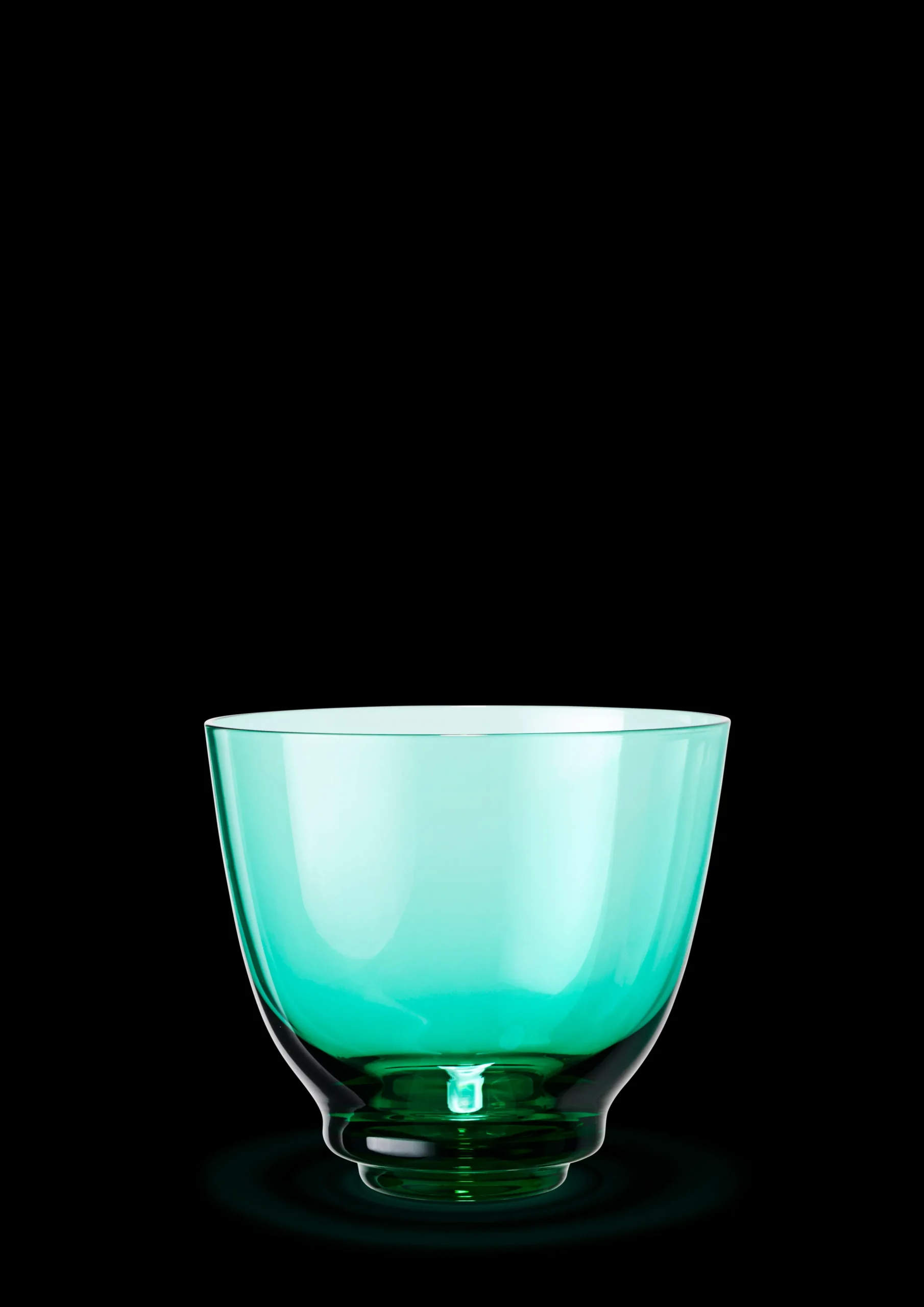 Holmegaard Flow Vannglass 35 cl emerald green - Kjøp her