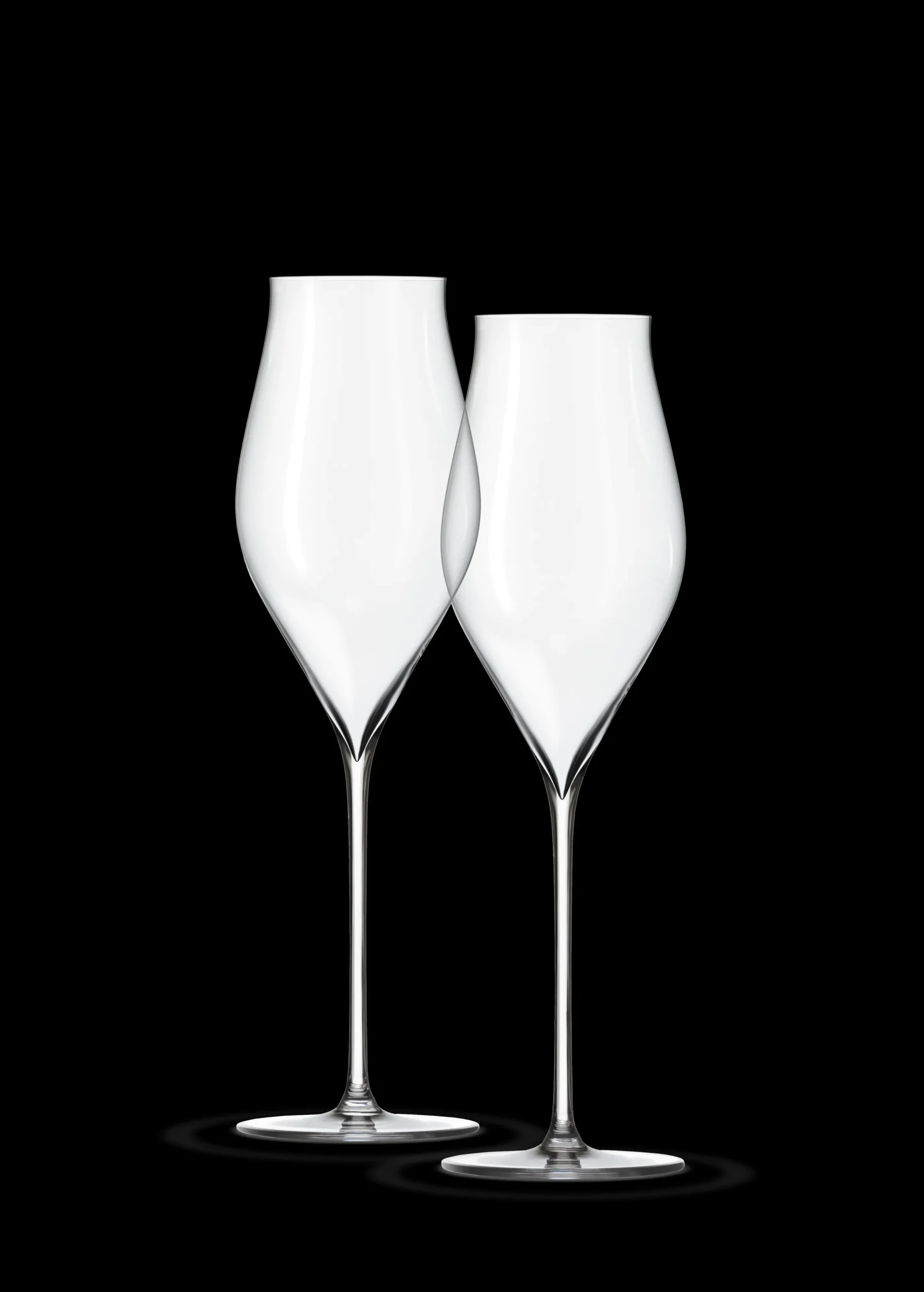 Holmegaard Notes Champagneglass 38 cl klar 2 stk.