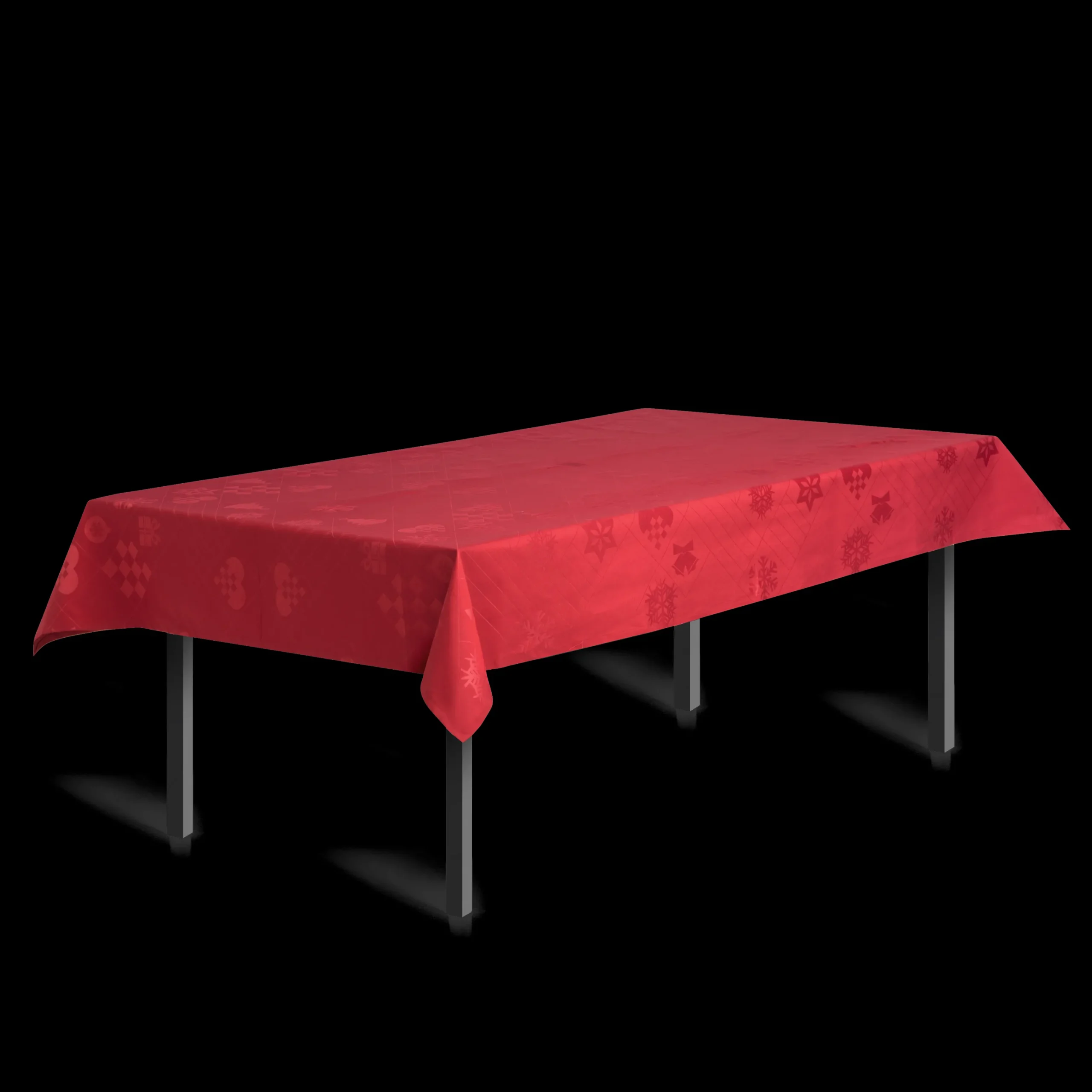 Holmegaard Textiles Natale Damaskduk 150x320 cm rød