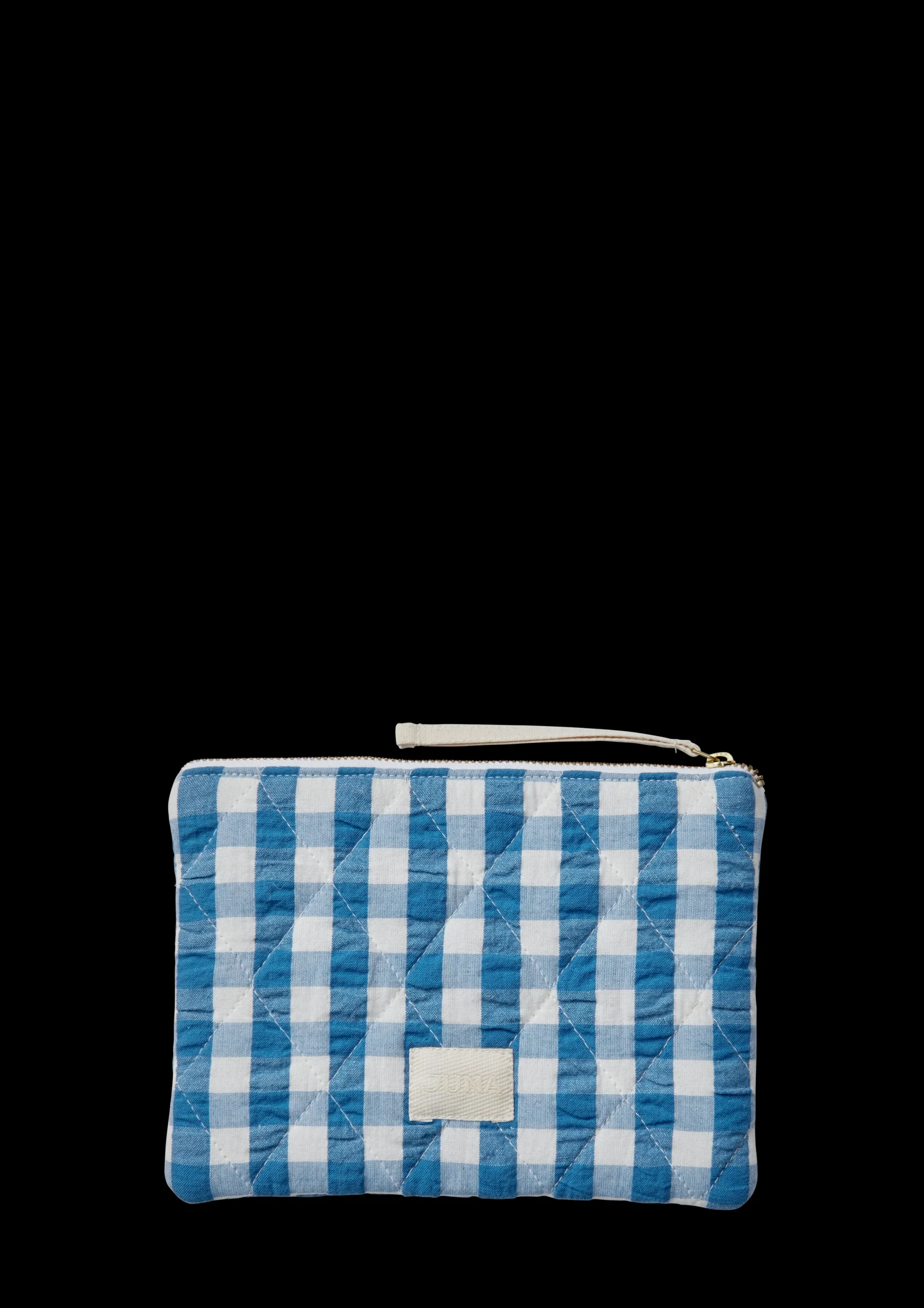 JUNA Bæk&Bølge Dalila Toiletbag 20x14 cm blå/bjørk
