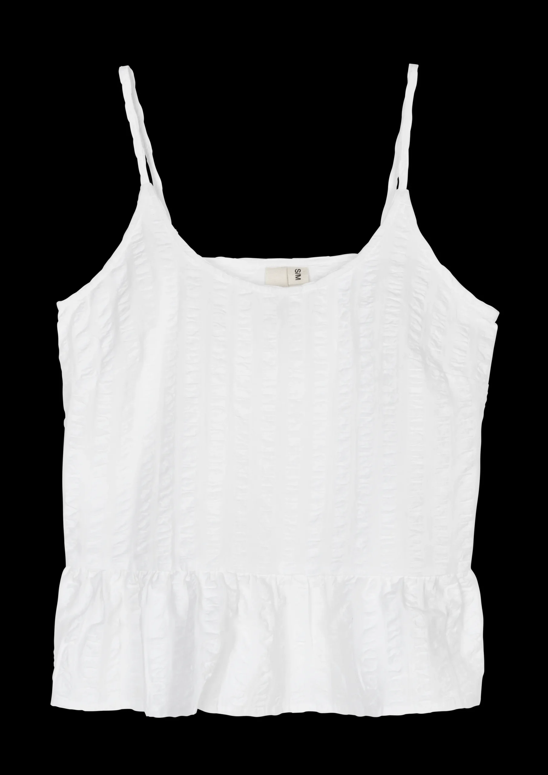 JUNA Bæk&Bølge Liv chemise S/M hvit/hvit