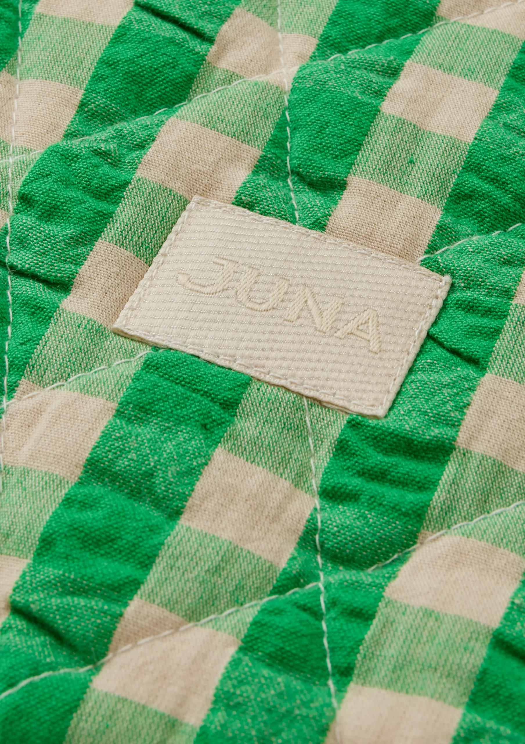 JUNA Bæk&Bølge Olivia laptop-sleeve grønn/sand – Rosendahl.com