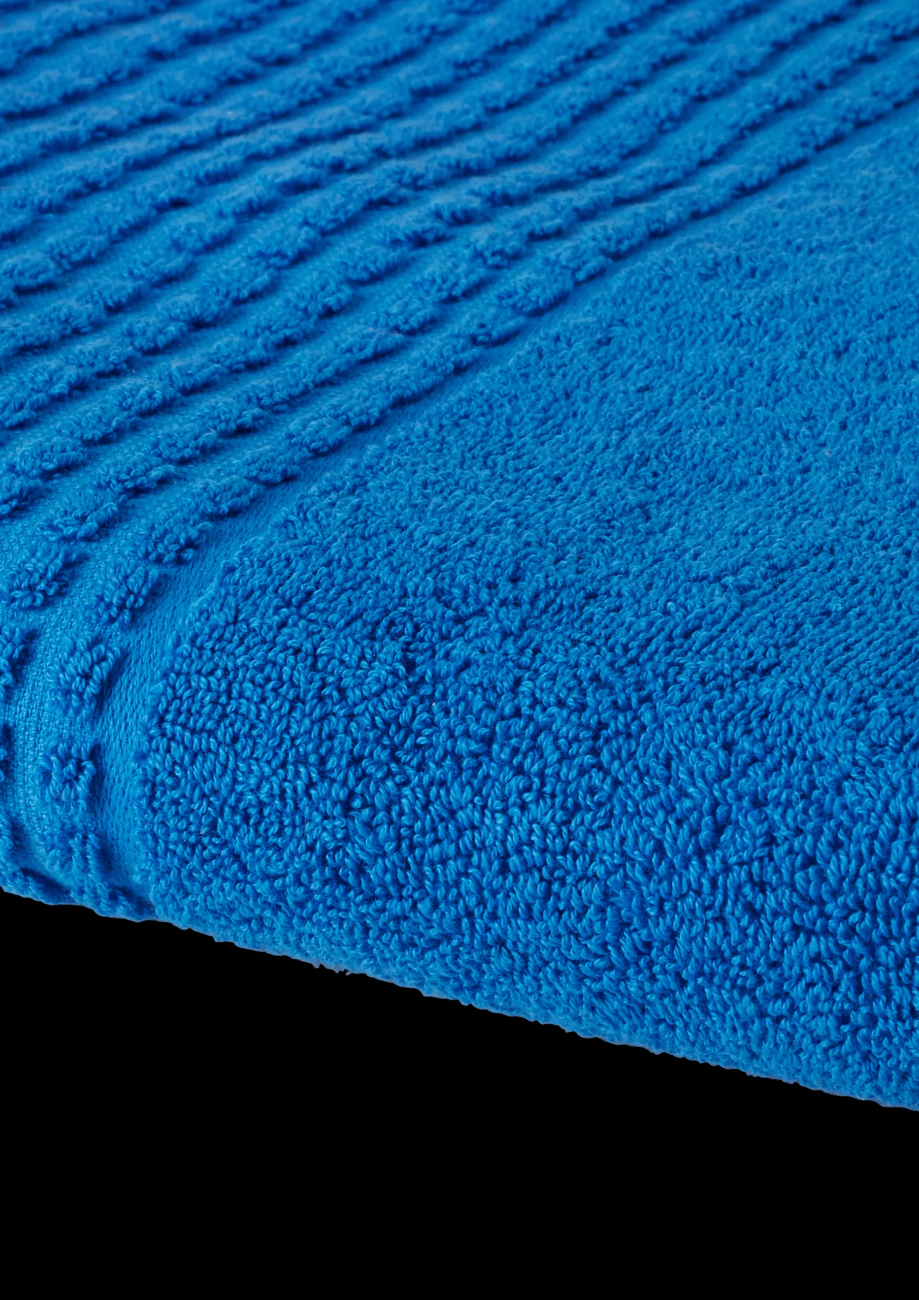 JUNA Check Håndkle 70x140 cm blå