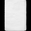 JUNA Check Håndkle 70x140 cm hvit