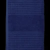 JUNA Check Håndkle 70x140 cm marineblå