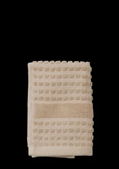 JUNA Check Vaskeklut 30x30 cm sand