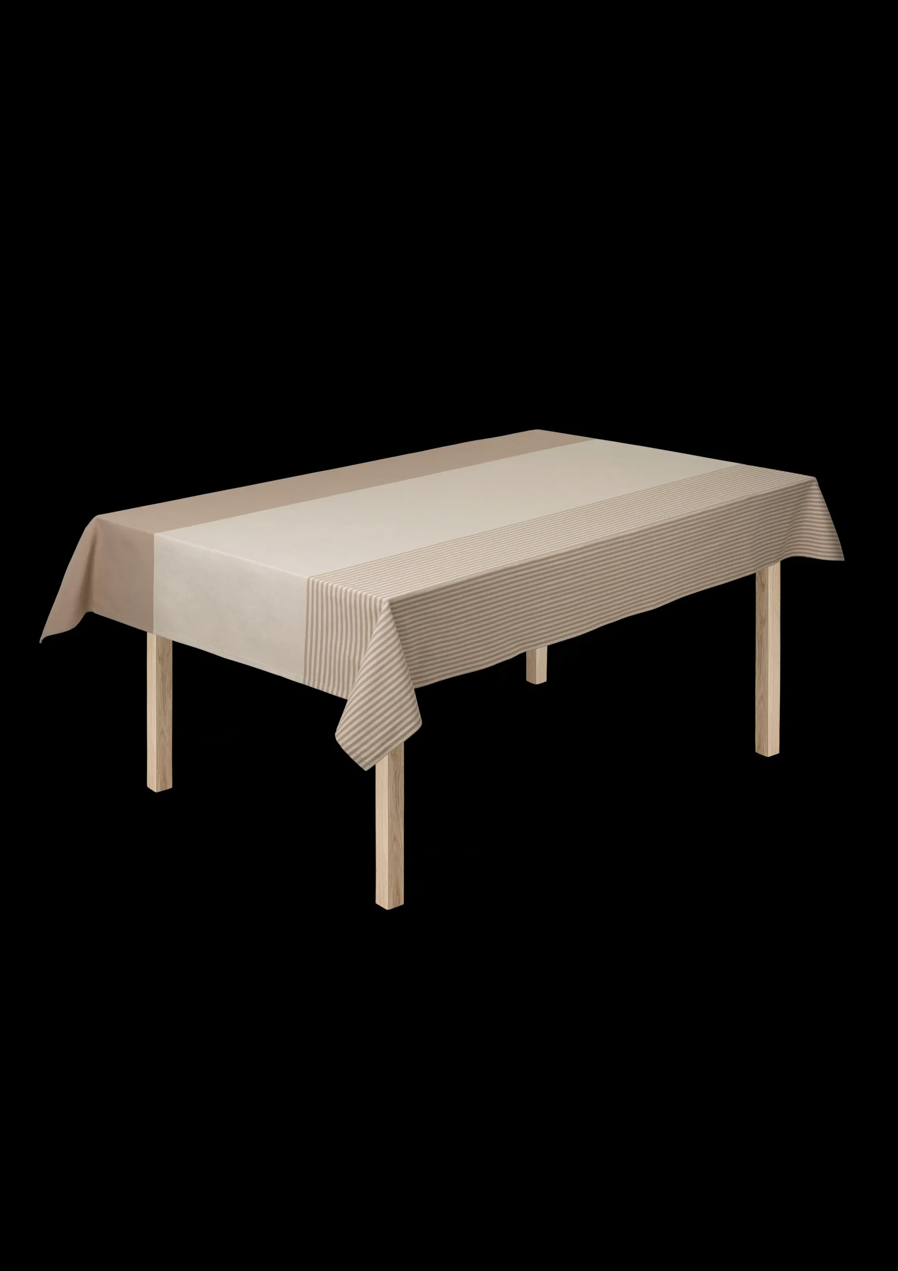 JUNA Lines Duk 150x300 cm sand