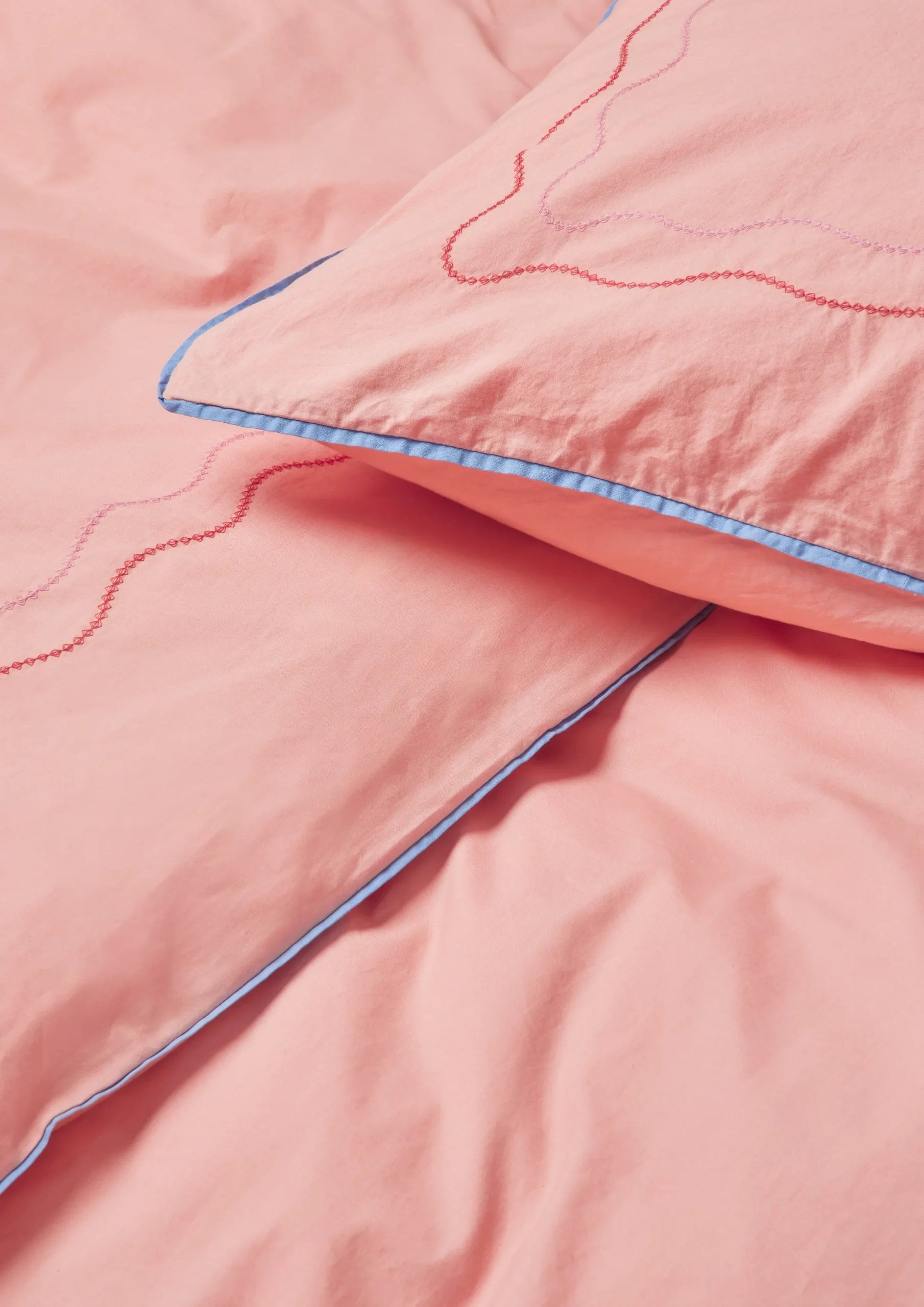JUNA Lollipop Sengetøy 140x200 cm soft pink DK - Kjøp nå