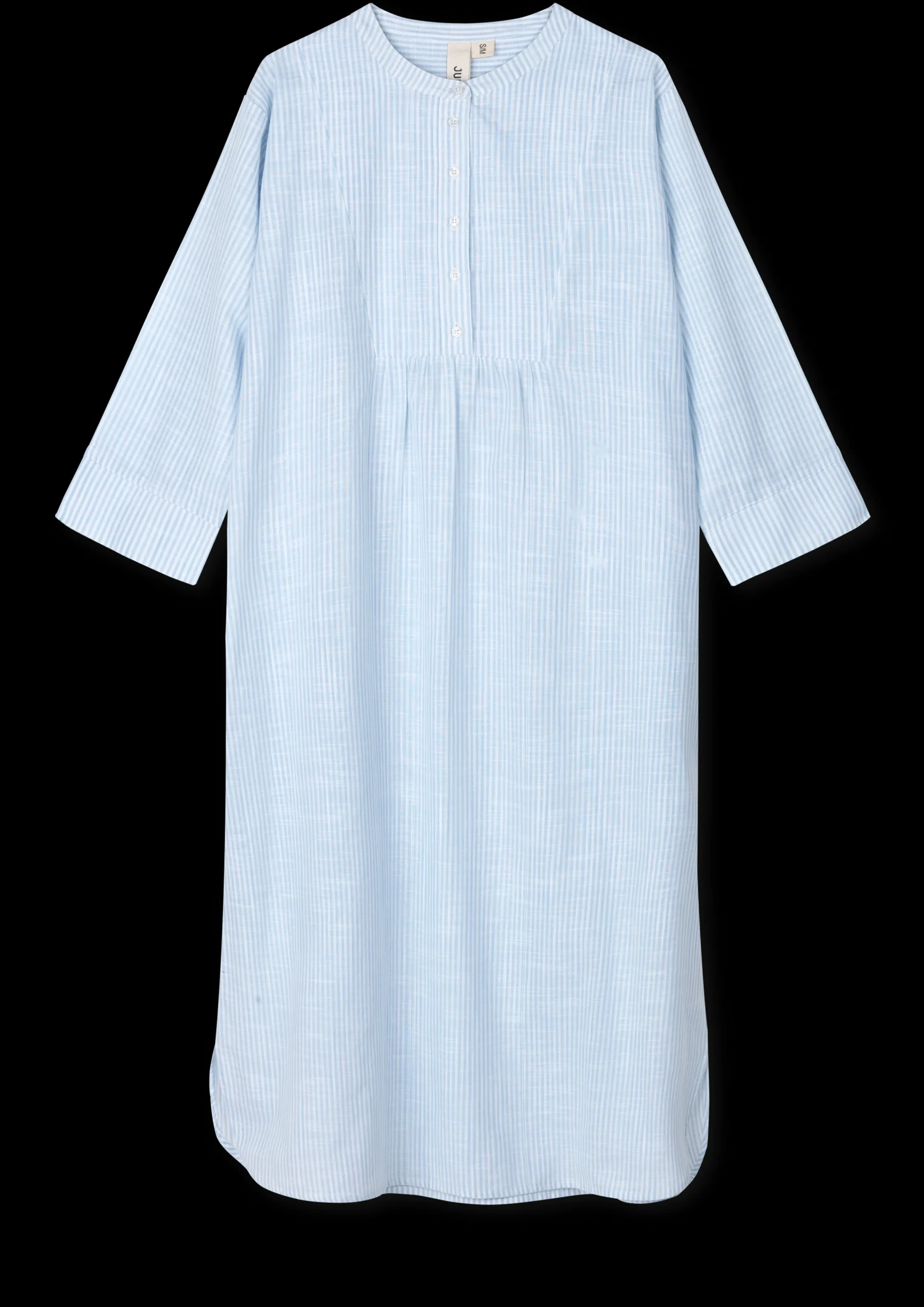 JUNA Monochrome Lines Sonja dress XS lys blå/hvit