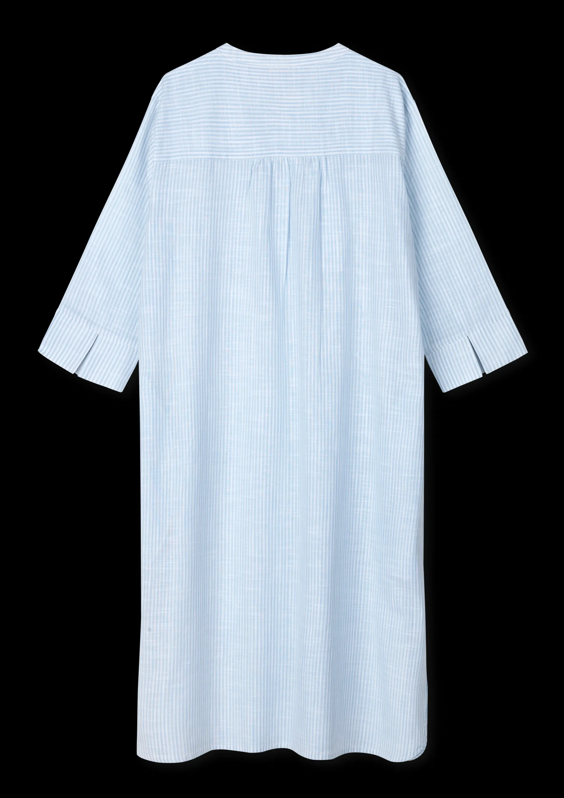 JUNA Monochrome Lines Sonja dress XS lys blå/hvit