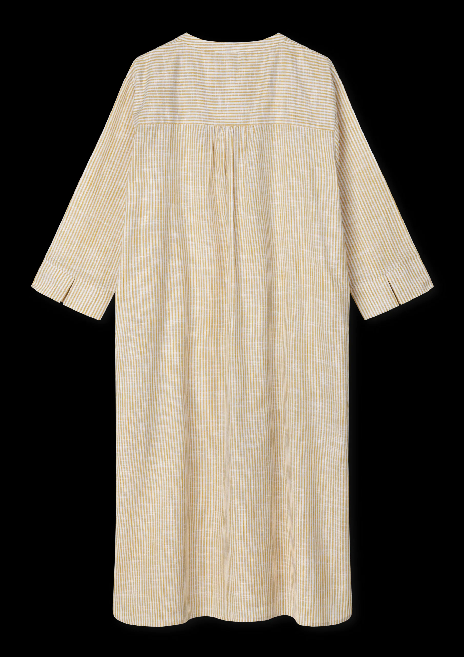 JUNA Monochrome Lines Sonja dress XS oker/hvit