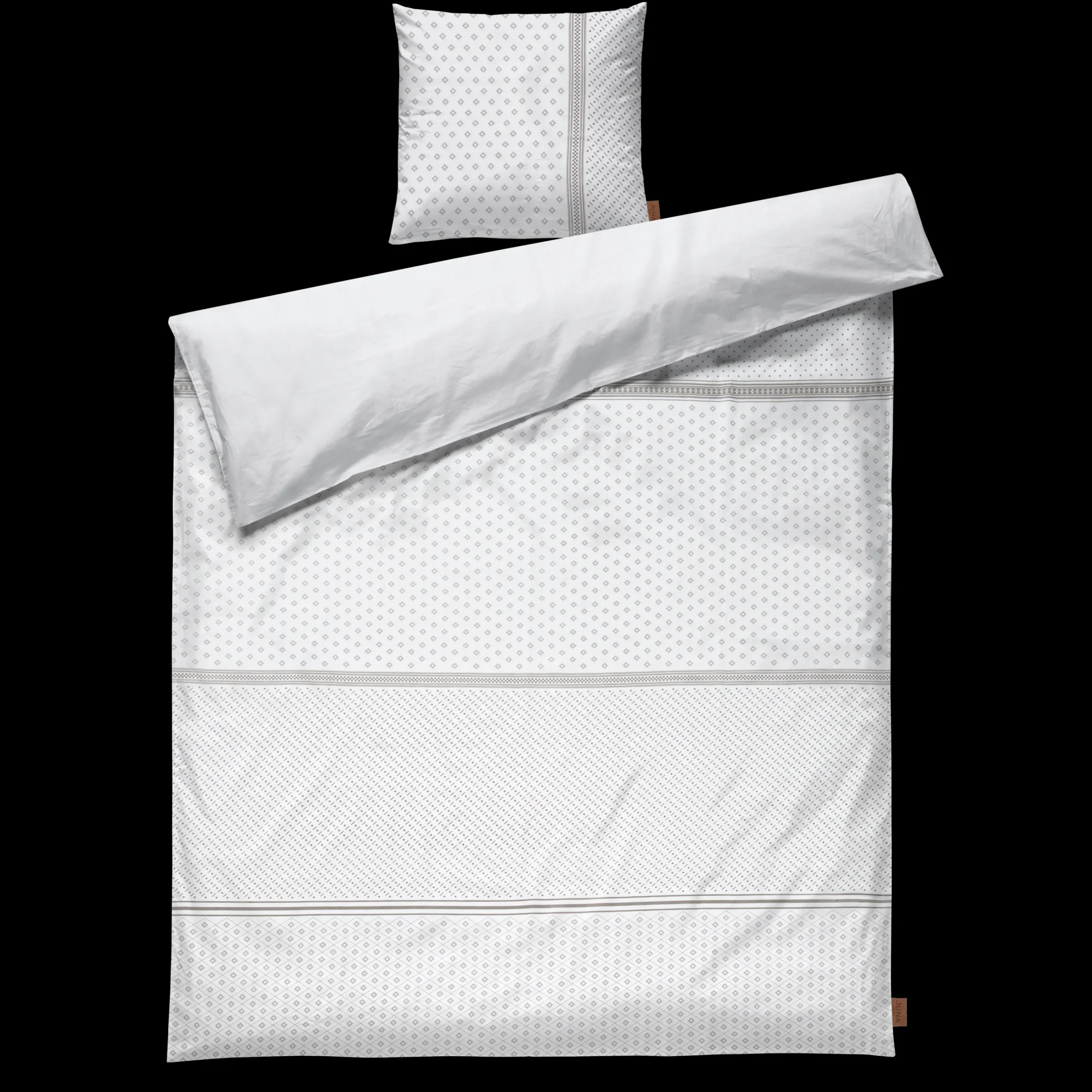 JUNA Travel Sengetøy 220x220 cm hvit SE