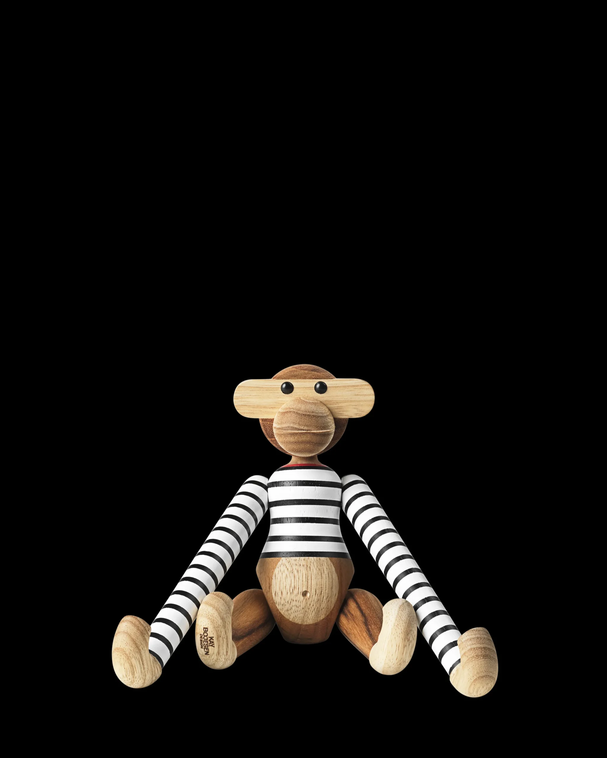 Kay Bojesen Ape x Nørgaard paa Strøget liten hvit/sort