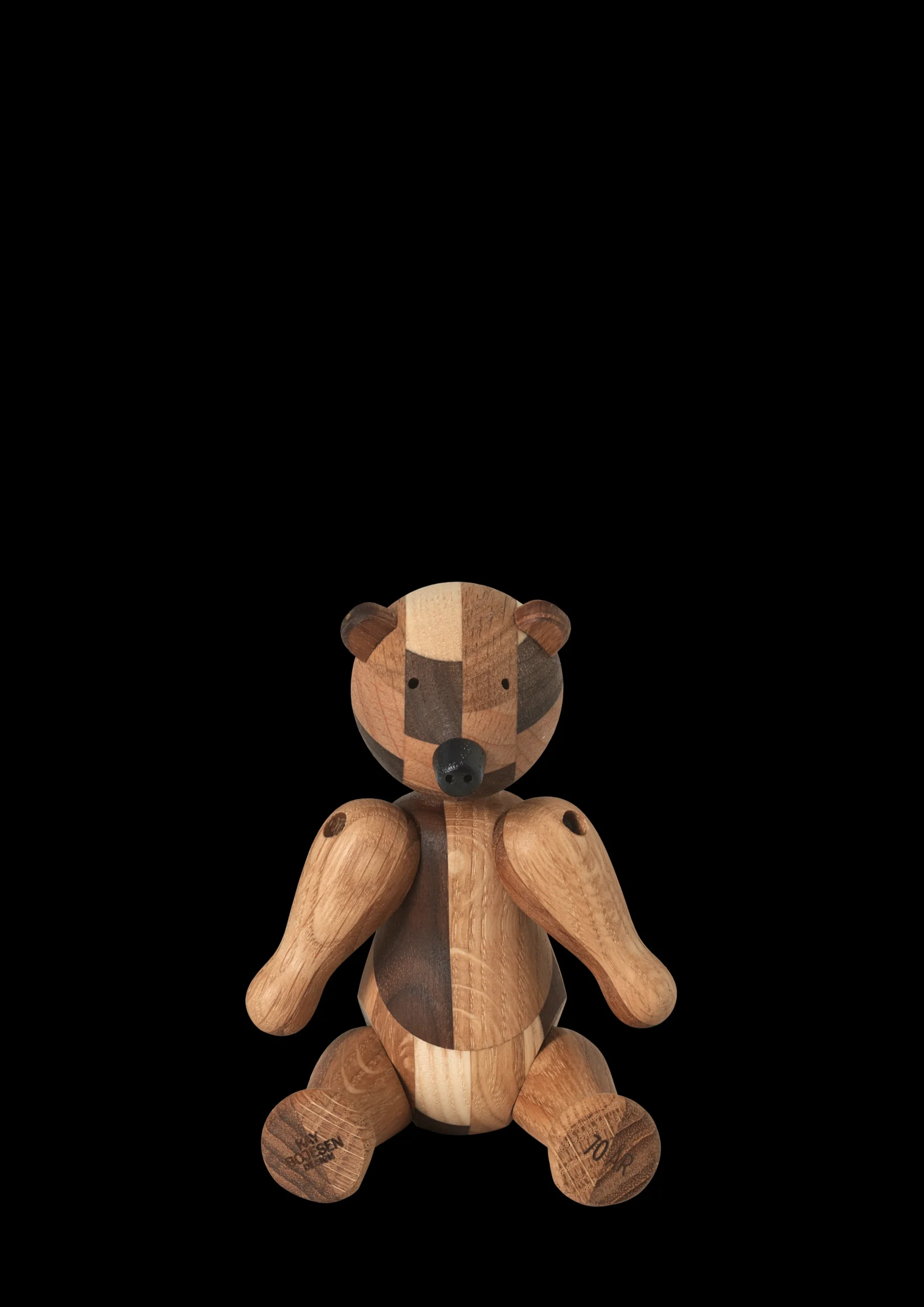 Kay Bojesen Bjørn Reworked Anniversary liten mixed wood