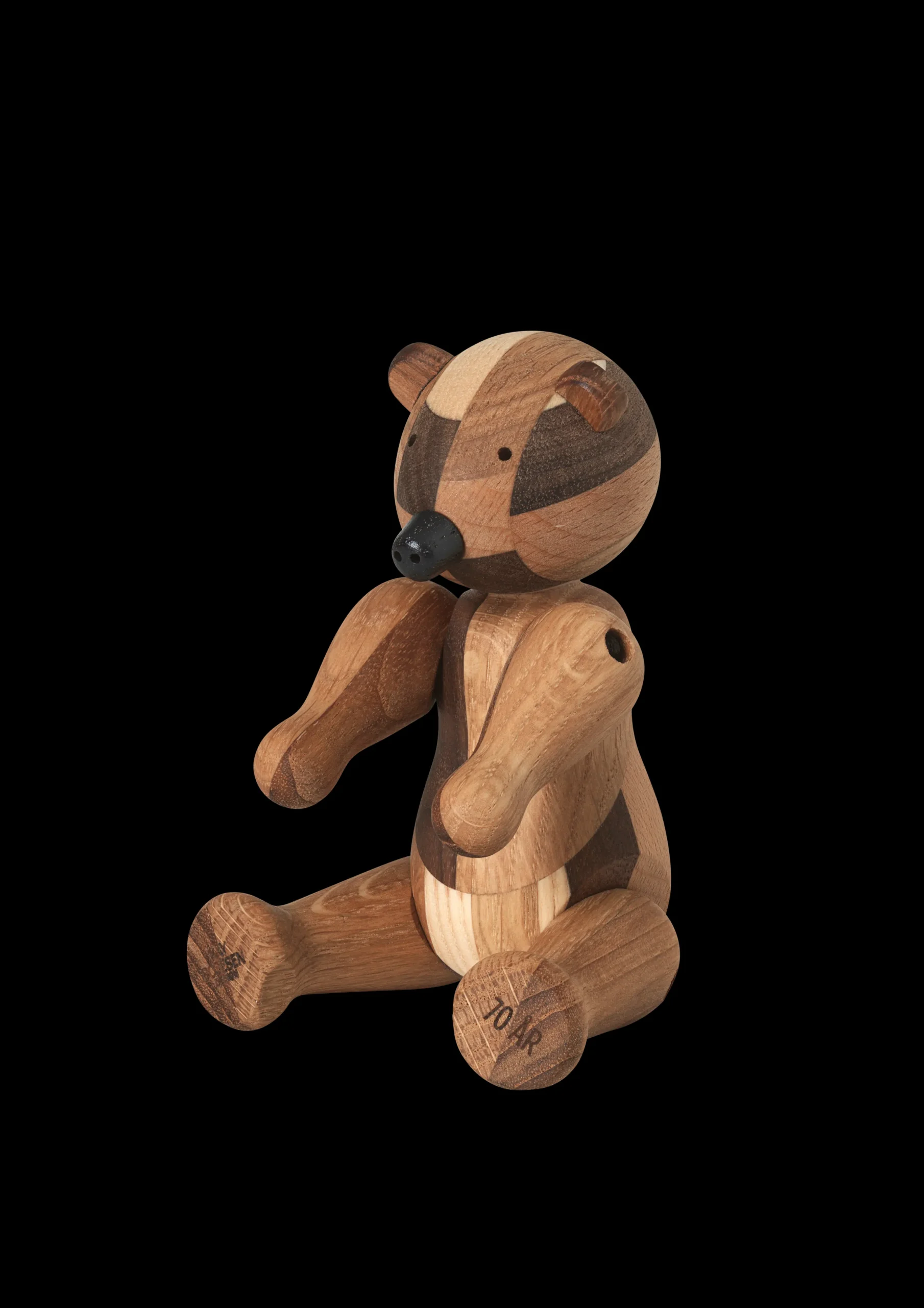 Kay Bojesen Bjørn Reworked Anniversary liten mixed wood