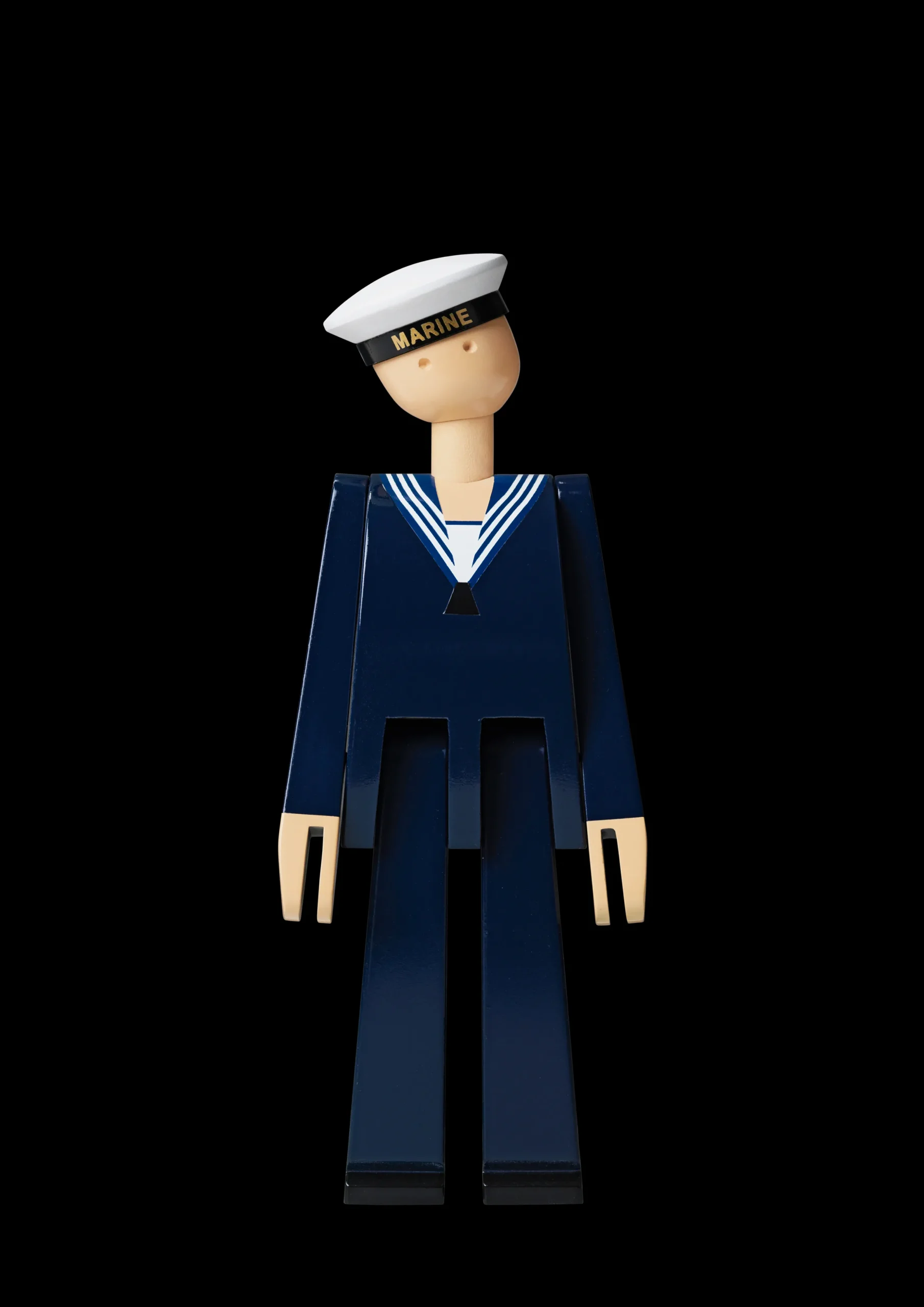 Kay Bojesen Marine mørk blå/hvit