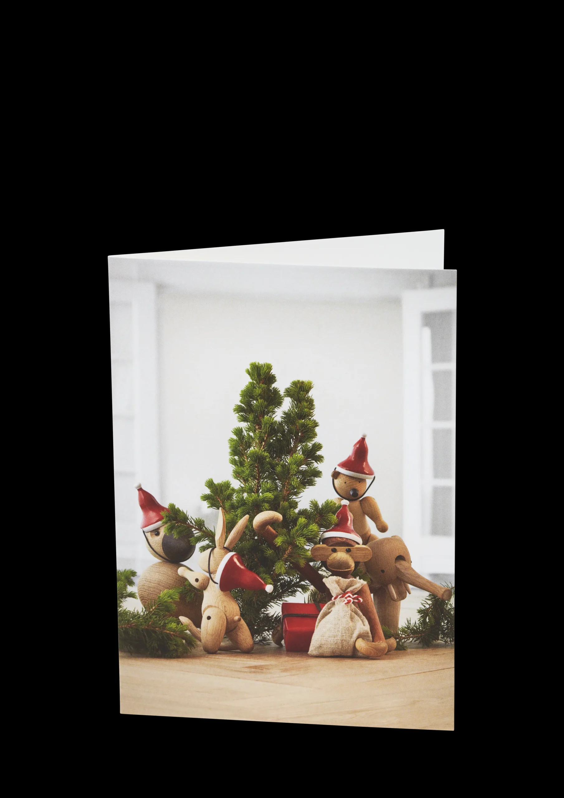 Kay Bojesen Postcard Christmas A6 mixed wood 1 stk.