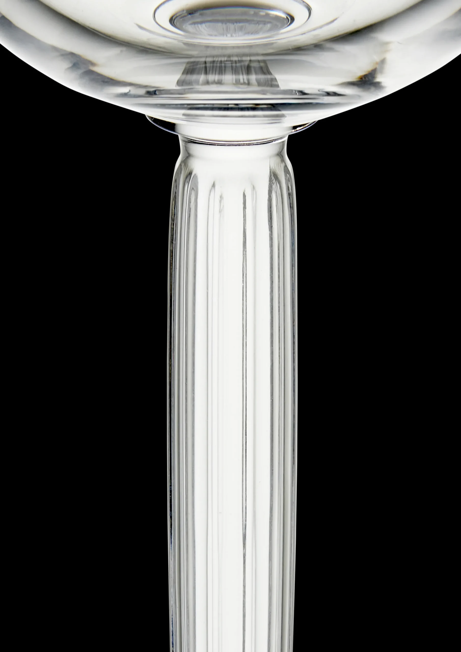 Kähler Hammershøi Champagneglass 24 cl klar 2 stk.