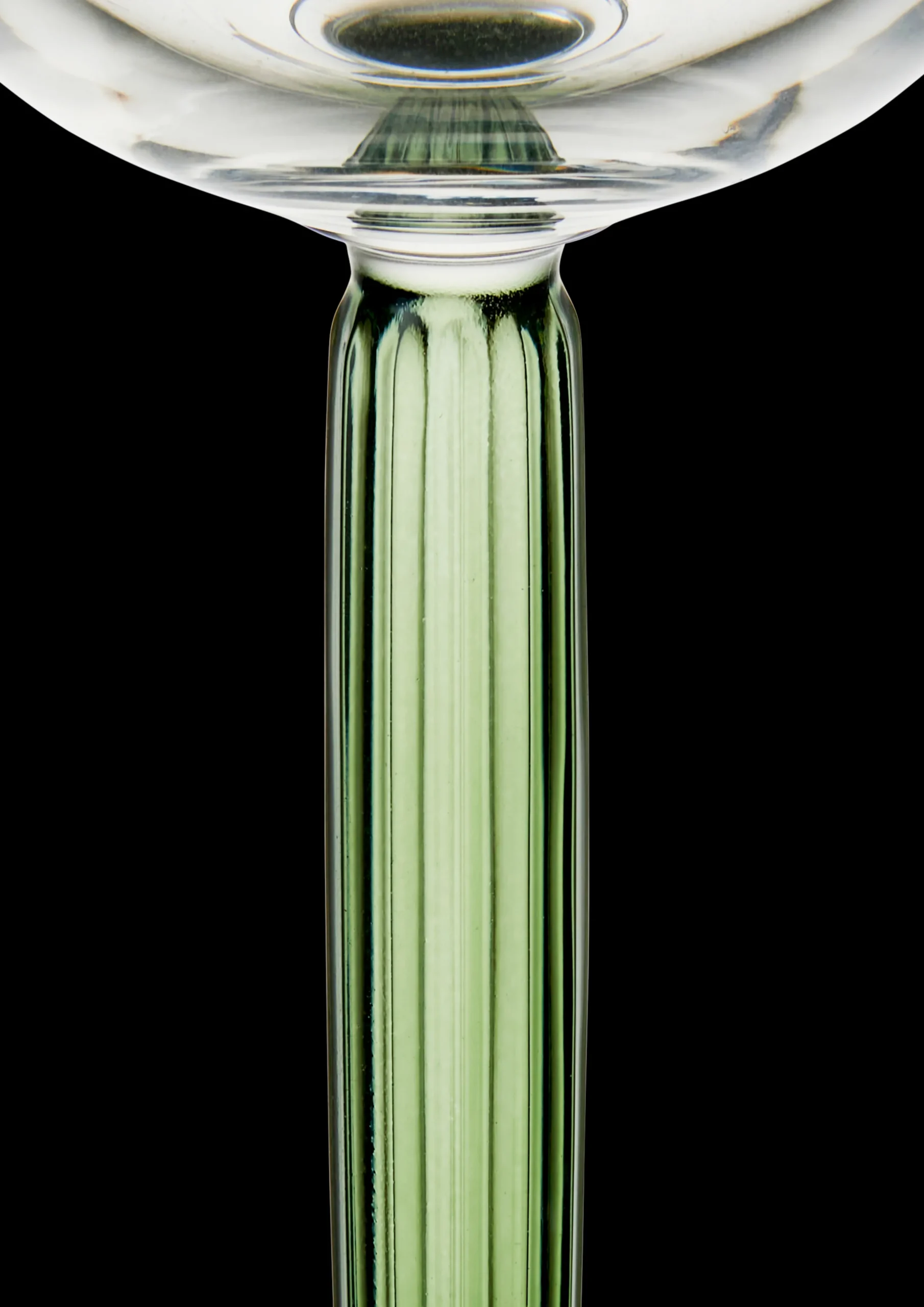Kähler Hammershøi Champagneglass 24 cl grønn 2 stk.