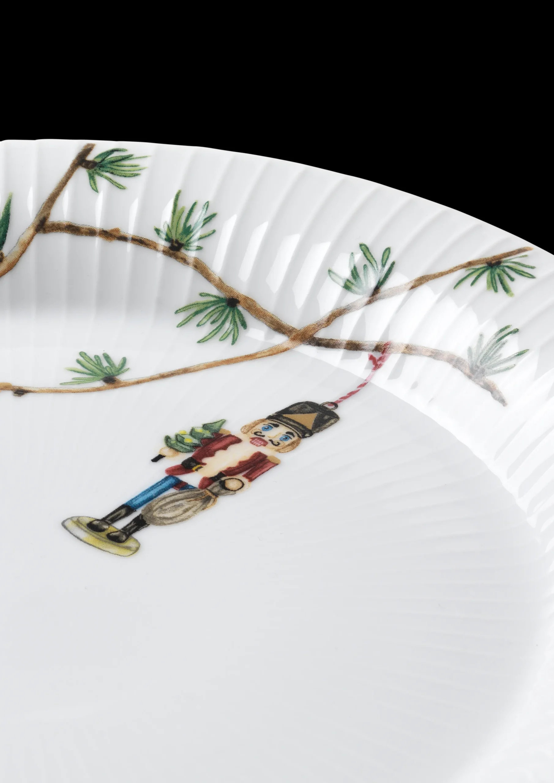Kähler Hammershøi Christmas Tallerken Ø27 cm hvit m. deko