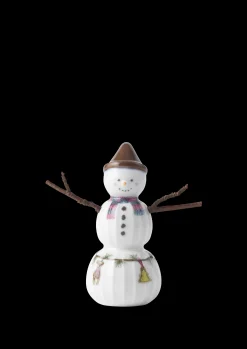 Kähler Hammershøi Christmas Snøgutt H9 hvit m. deko