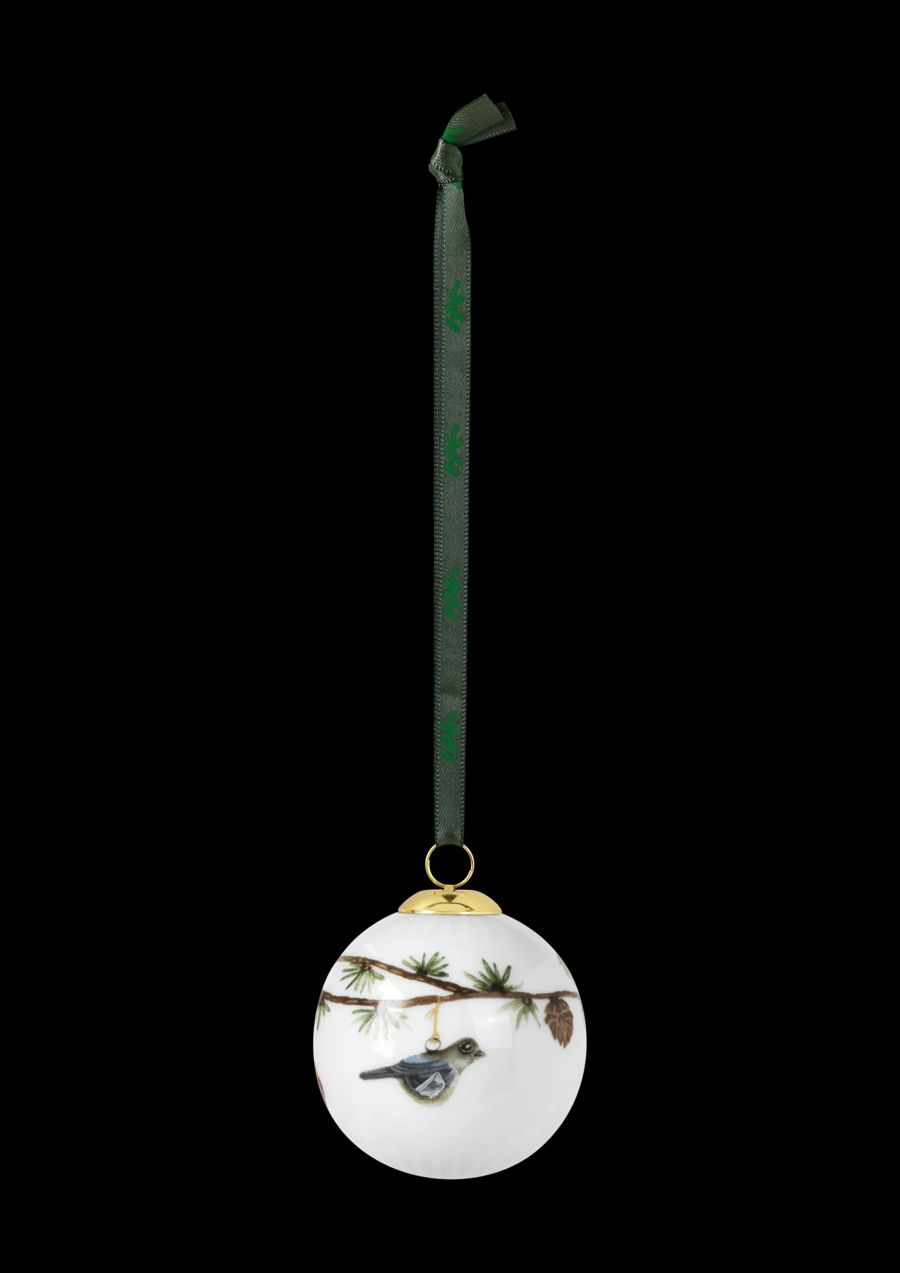 Kähler Hammershøi Christmas Kule 2019 Ø6 cm hvit m. deko