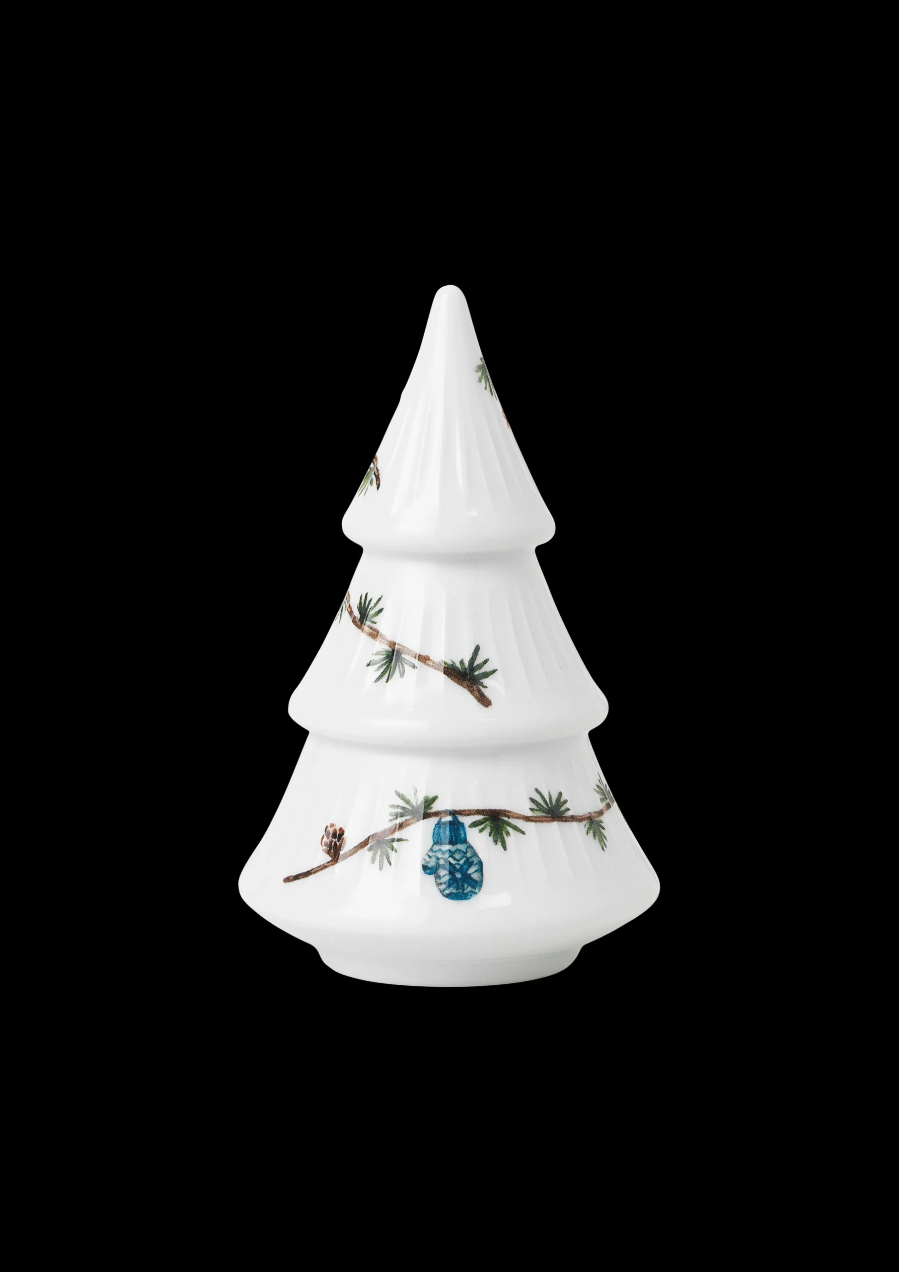 Kähler Hammershøi Christmas Juletre H16 hvit m. deko