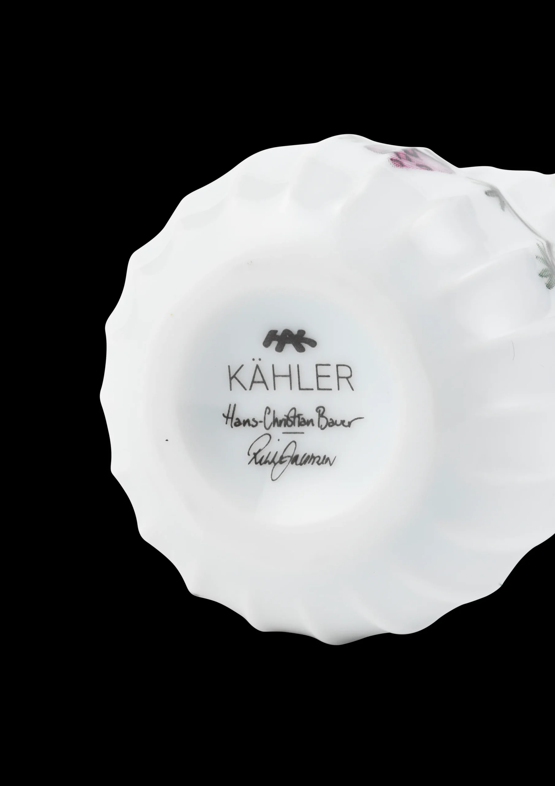 Kähler Hammershøi Christmas Snømann H11,5 hvit m. deko