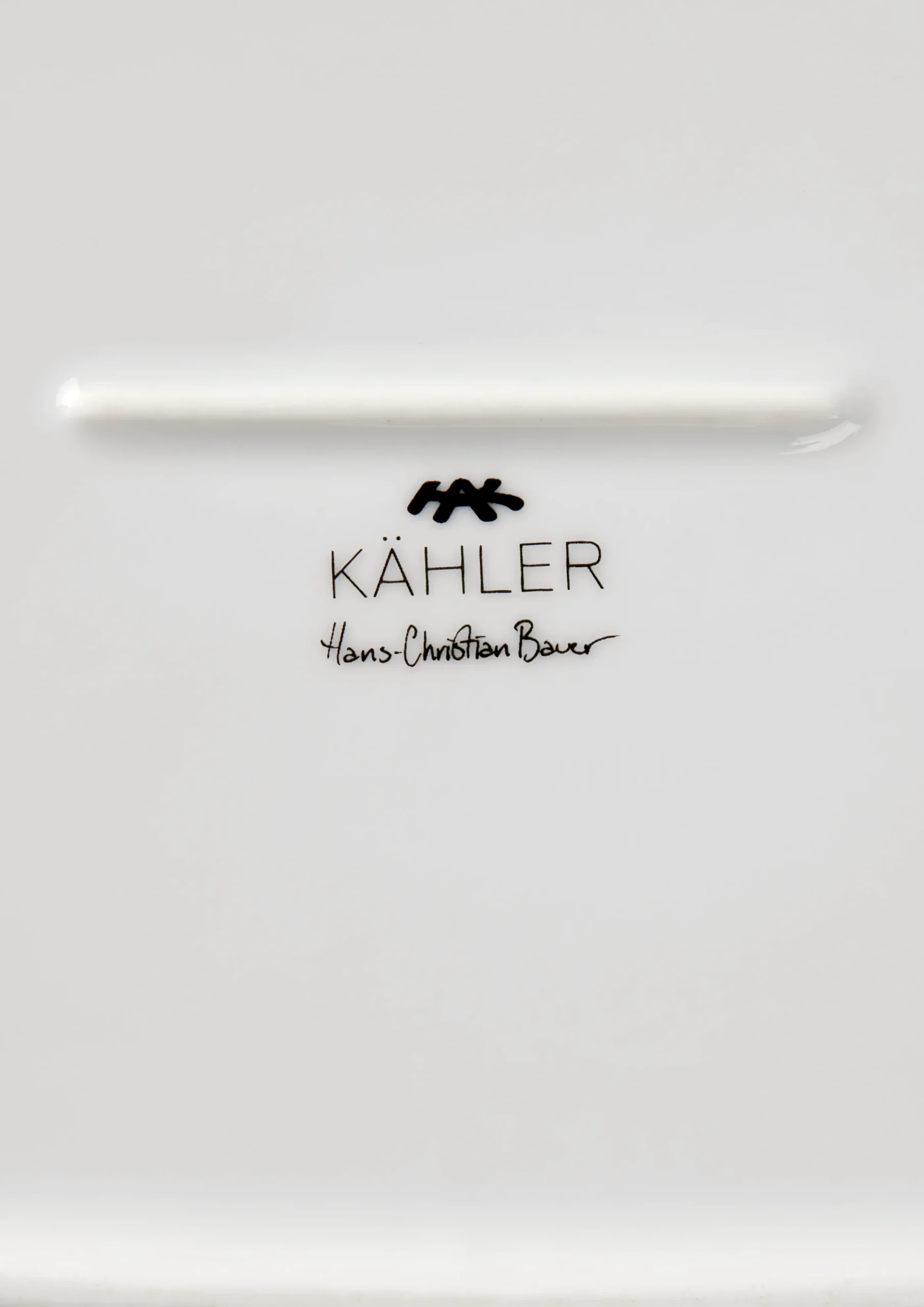 Kähler Hammershøi Oval serveringsfat 40x22.5 hvit - Kjøb her