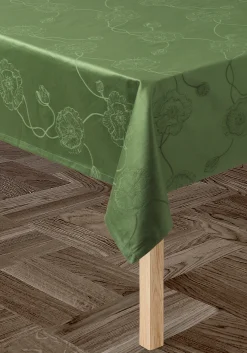 Kähler Hammershøi Poppy Damaskduk 150x220cm grønn - Kjøb her