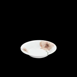 Kähler Hammershøi Poppy Dyp tallerken Ø21 cm hvit m. deko