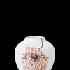 Kähler Hammershøi Poppy Vase H13 hvit m. deko