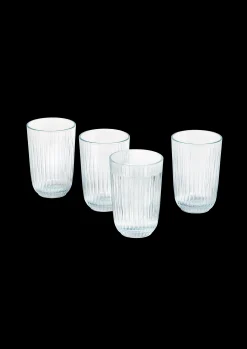 Kähler Hammershøi Vannglass 37 cl klar 4 stk.