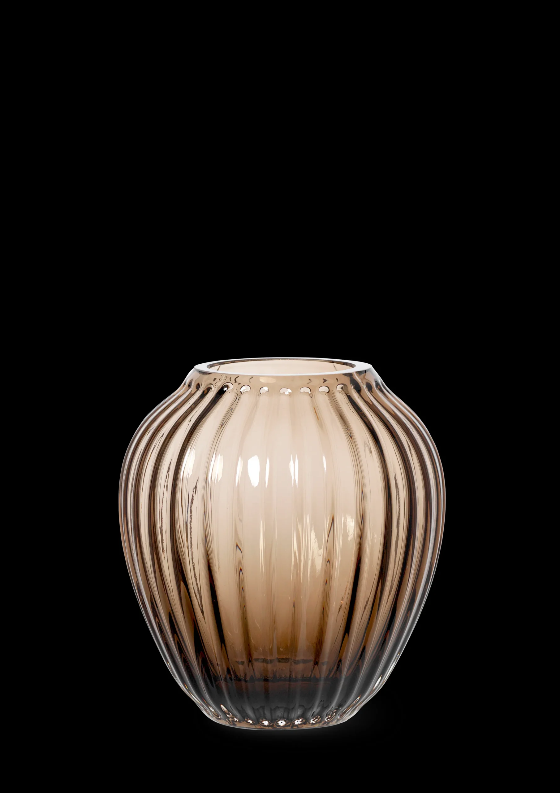Kähler Hammershøi Vase H14 valnøtt
