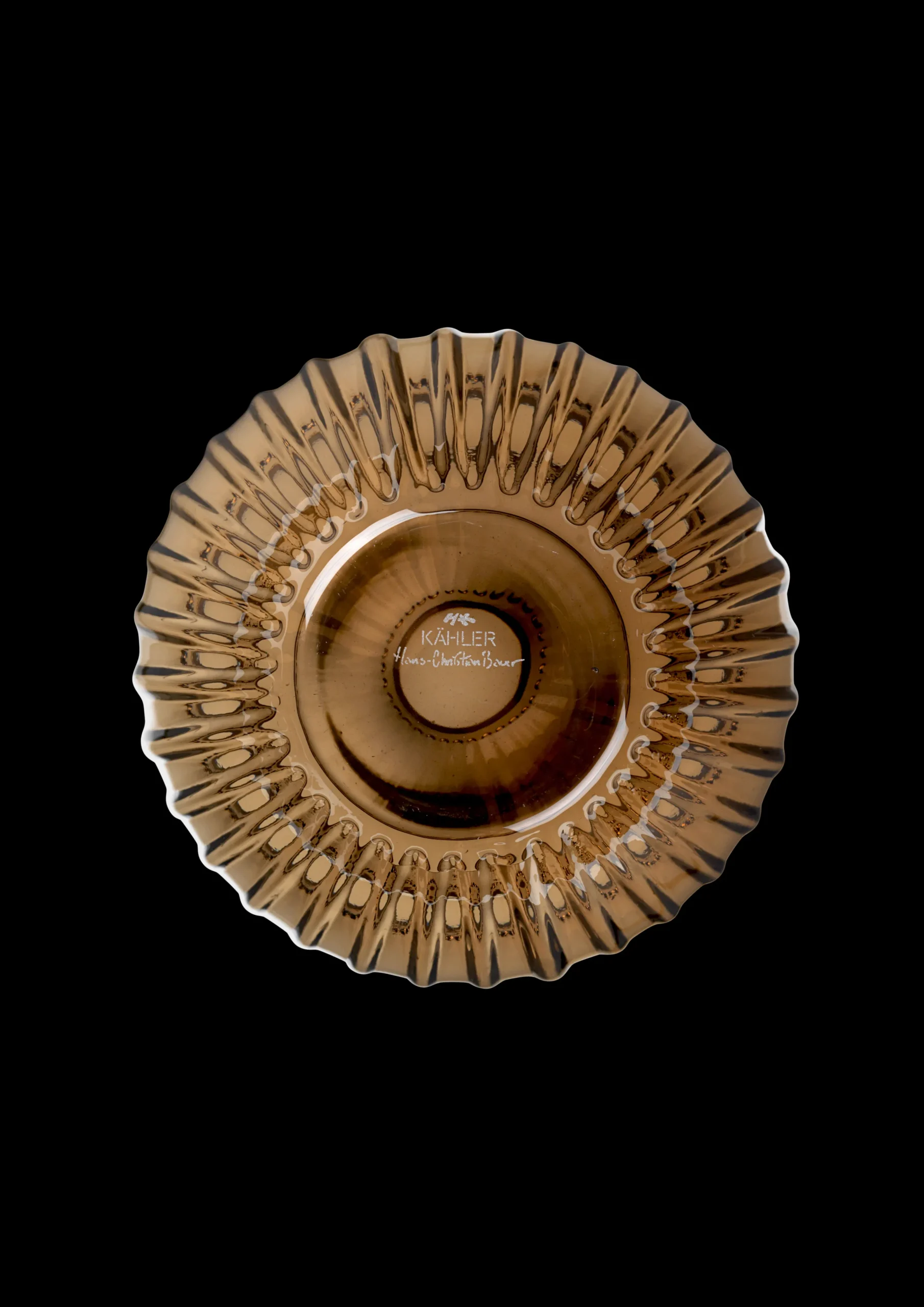 Kähler Hammershøi Vase H14 valnøtt