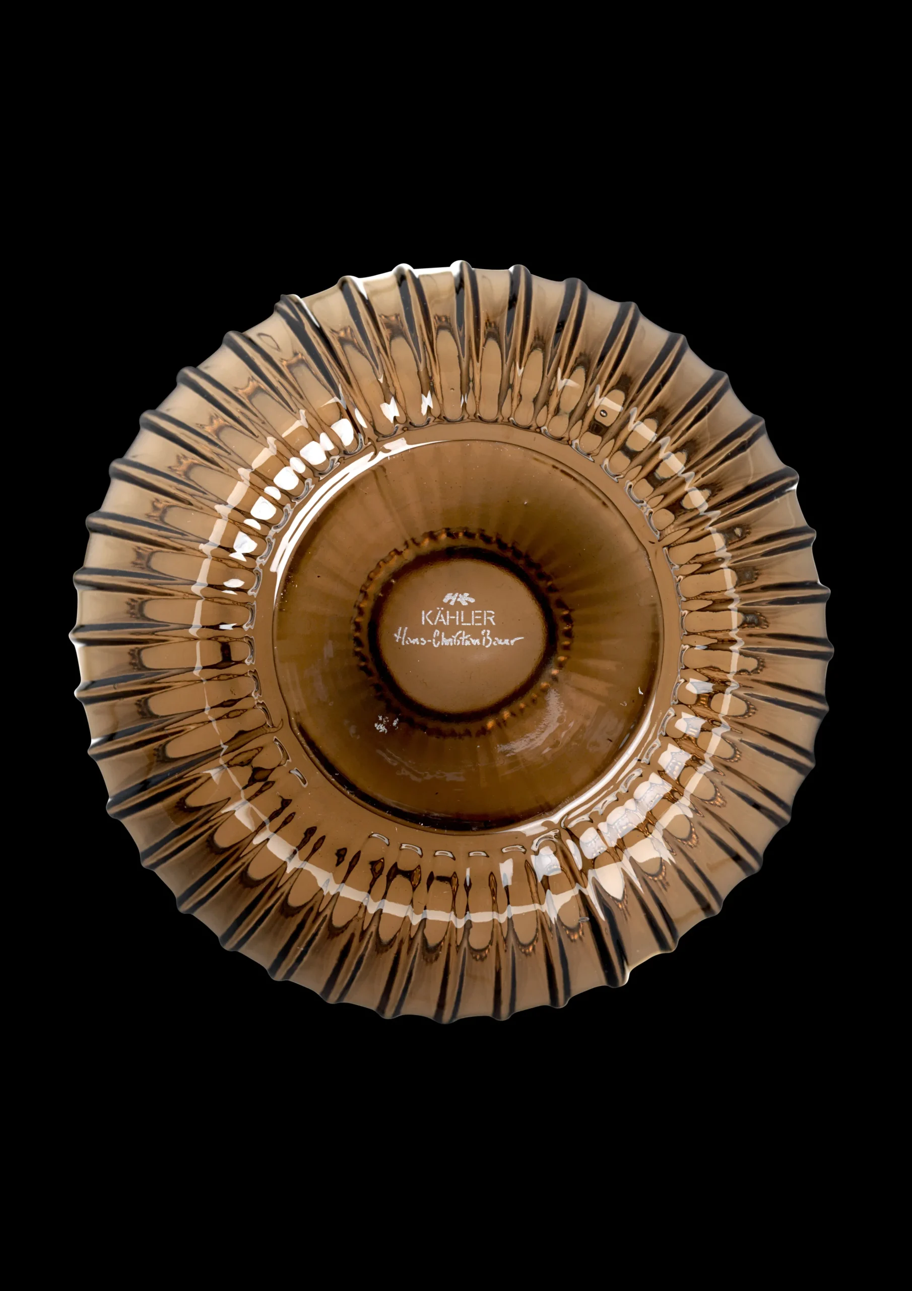 Kähler Hammershøi Vase H18.5 valnøtt