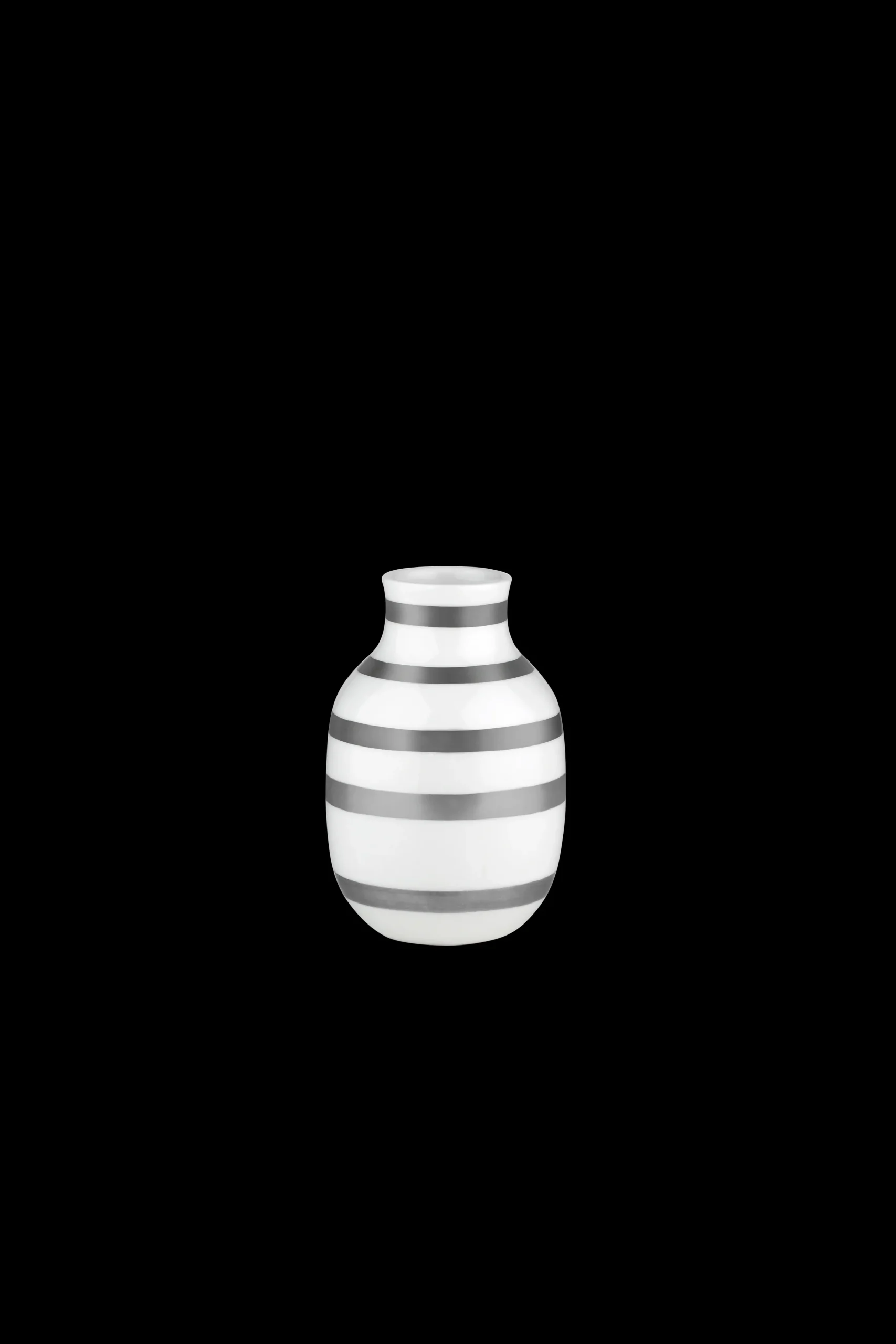 Kähler Omaggio Vase H12.5 sølv (15211)