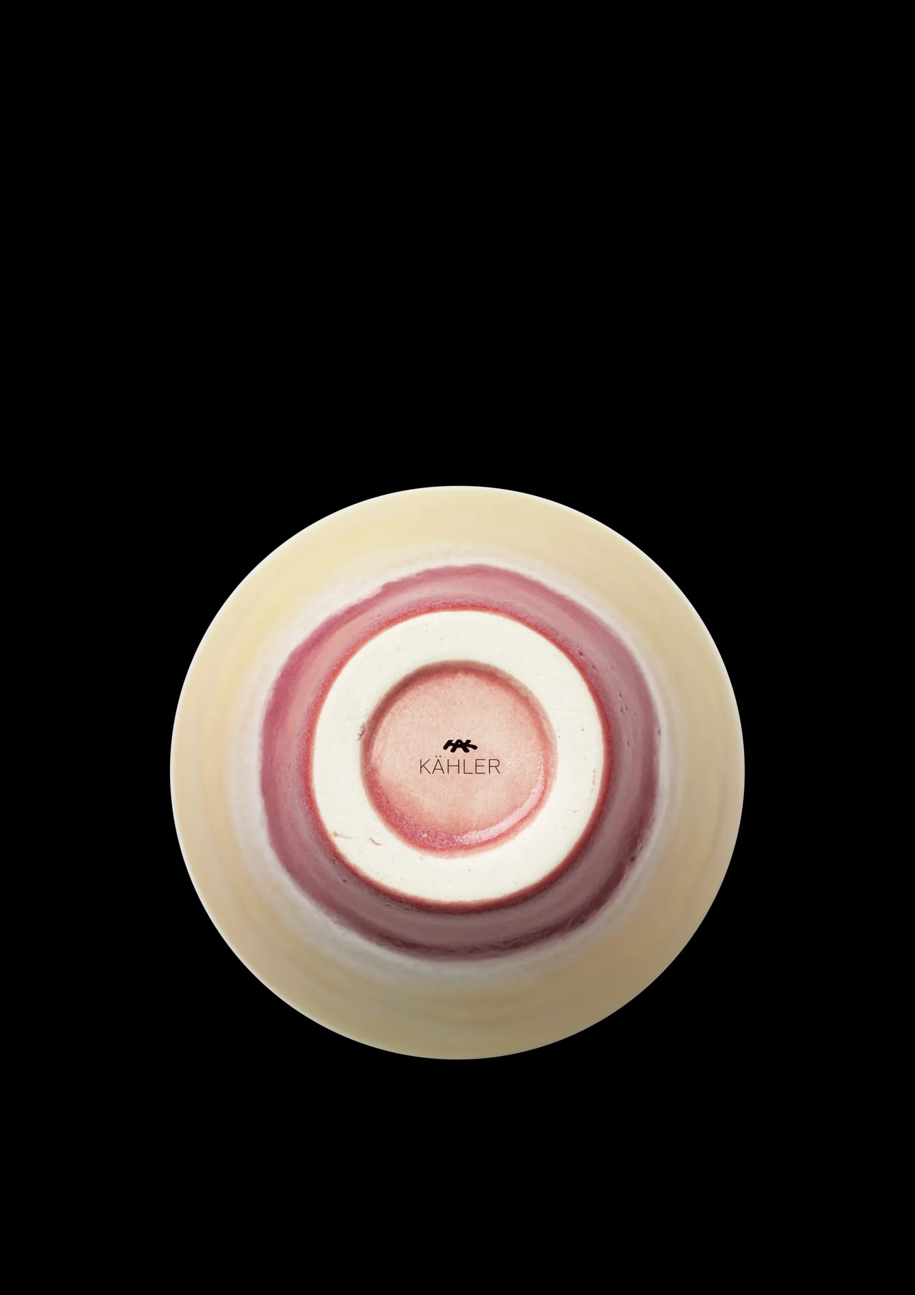 Kähler Poppery Vase H12 cm pink/mint/gul - Kjøp nå