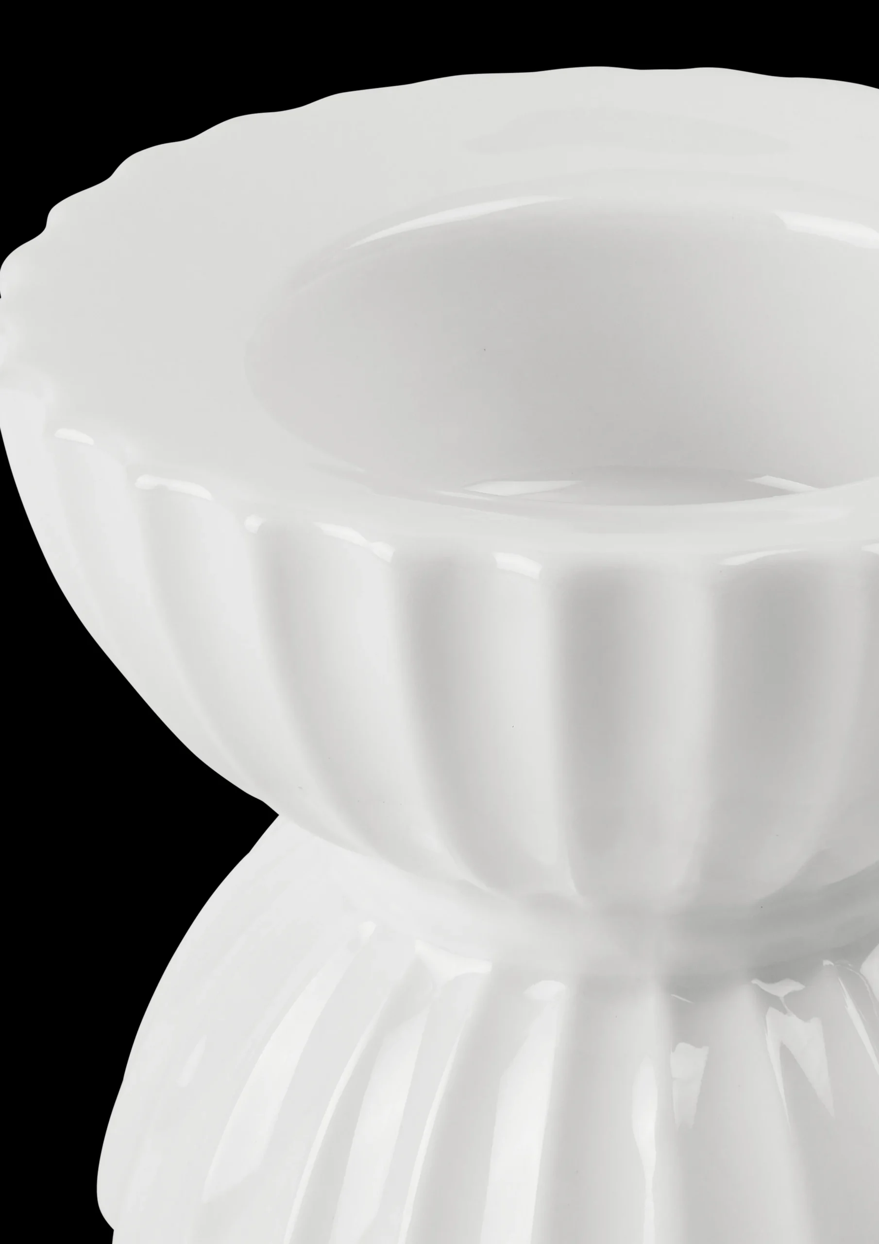 Lyngby Porcelæn Lyngby Tura Telyslykt Ø8 cm hvit - Kjøb her