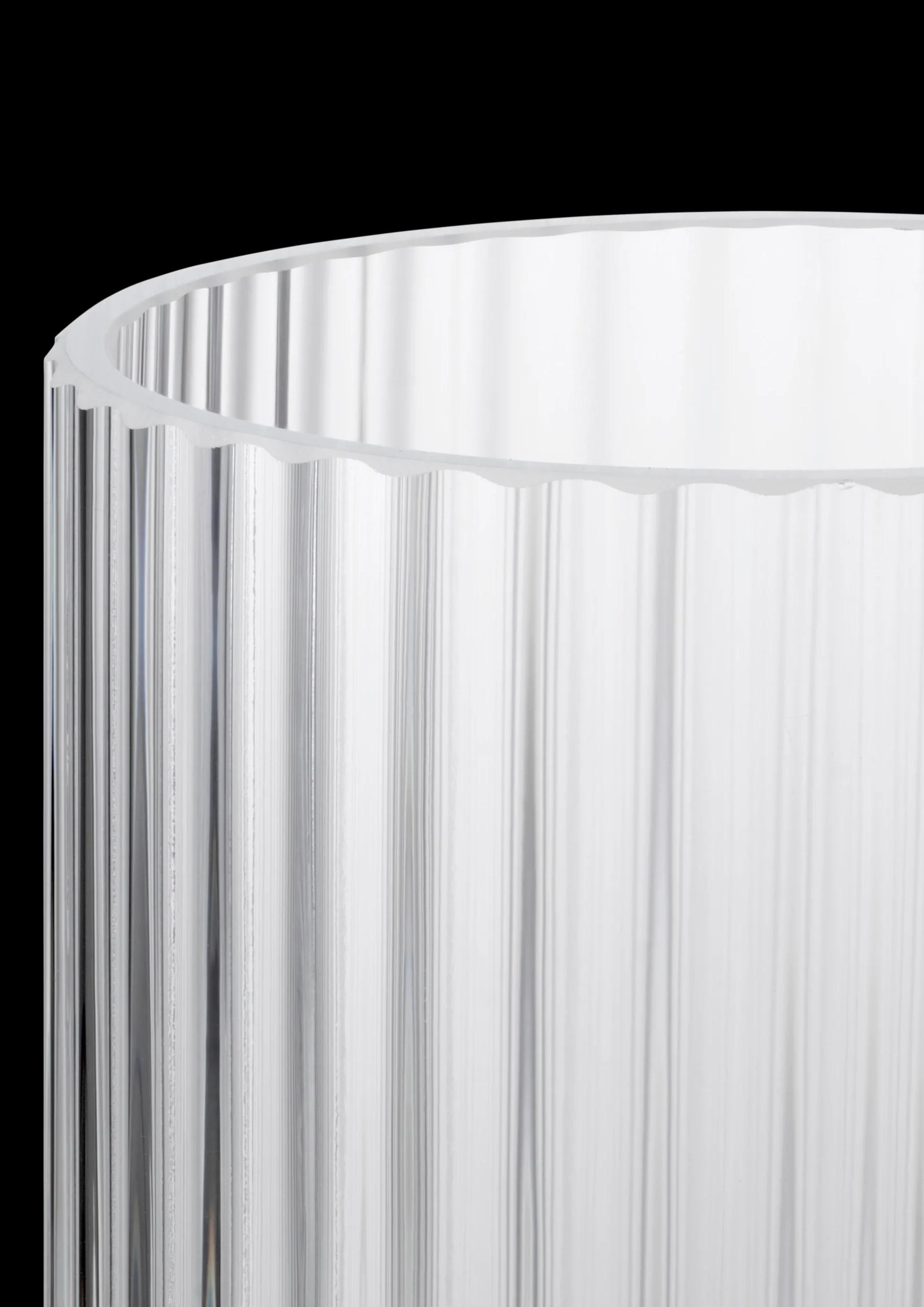 Lyngby Porcelæn Lyngby Vase H20.5 klar munnblåst glass