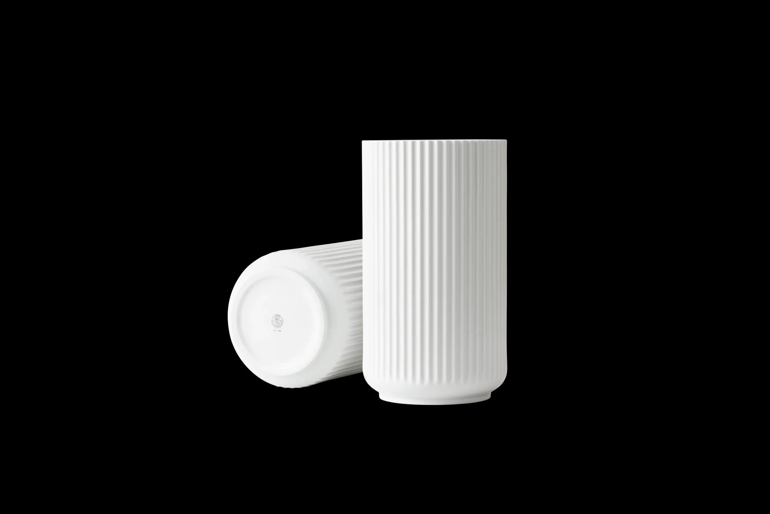 Lyngby Porcelæn Lyngby Vase H31 hvit porselen