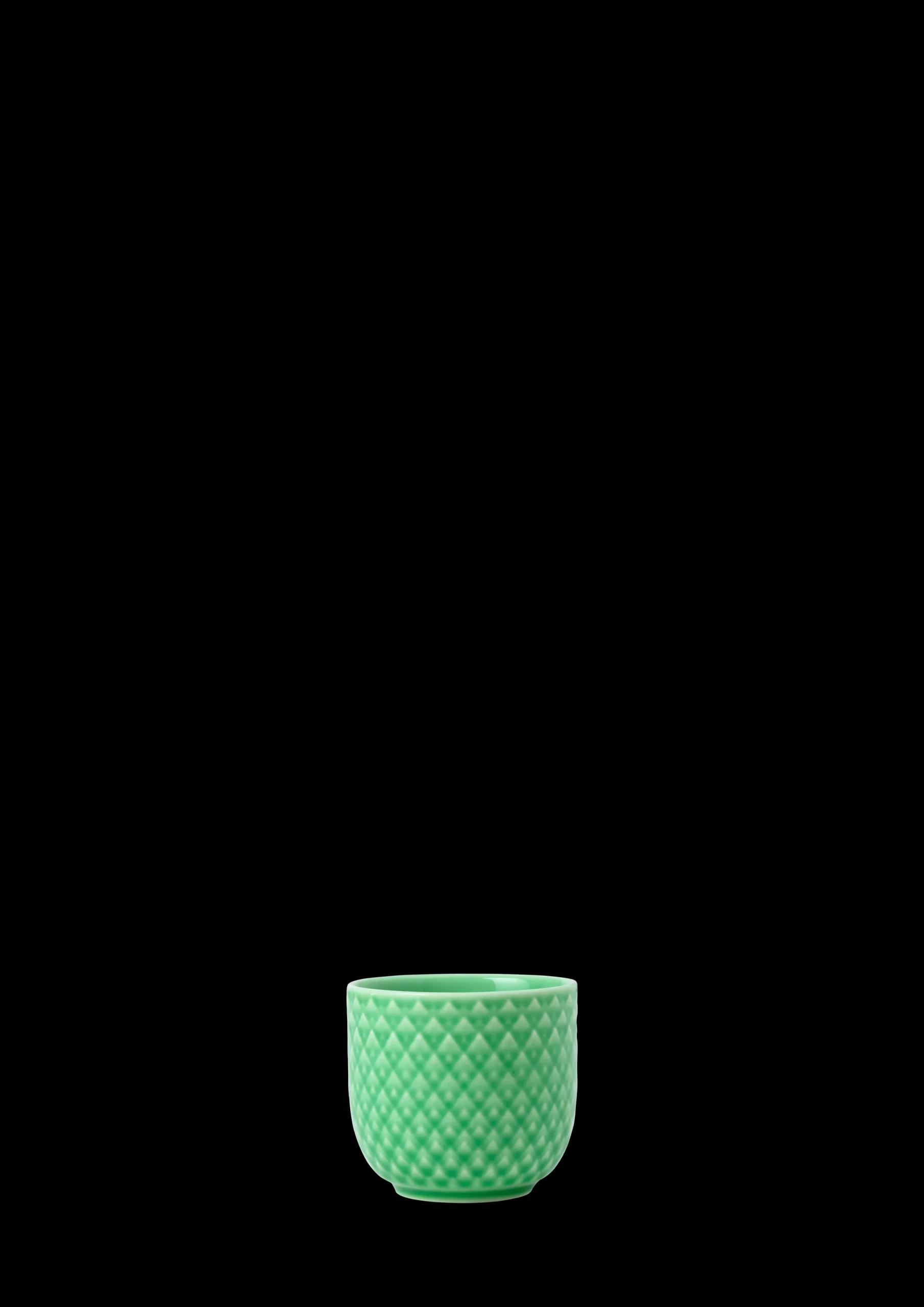 Lyngby Porcelæn Rhombe Color Eggeglass Ø5 cm grønn