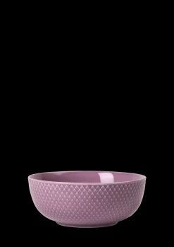 Lyngby Porcelæn Rhombe Color Skål Ø15.5 cm lilla - Kjøb her